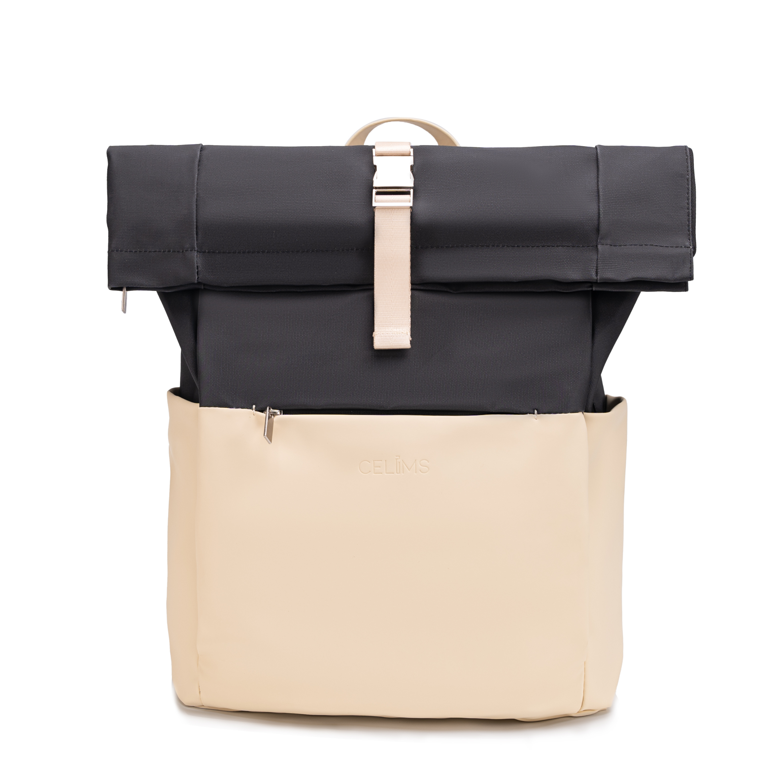 Sac à dos Roll-Top CELIMS - Bagage à Main 40x30x20cm - Imperméable & Ultra-Résitant - Vert