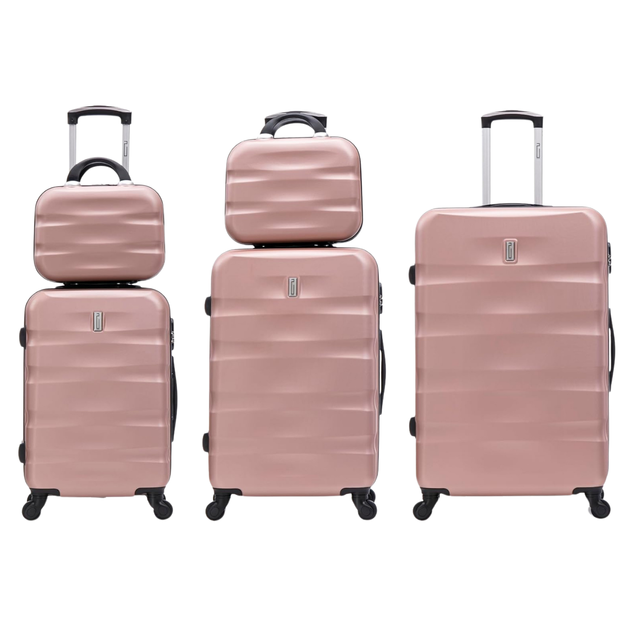 SET - Set 5 Valises - ABS (XL-75cm) (L-65cm) (S-55cm)