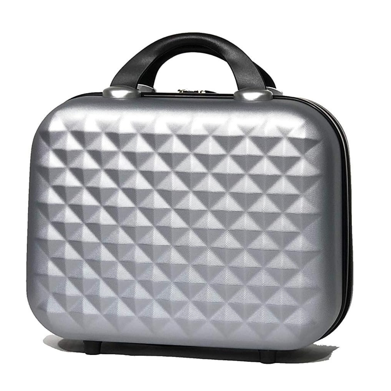 Valise Moyenne avec Vanity Urban | Valise Rigide | 65x40x25 | Argent - Celims France