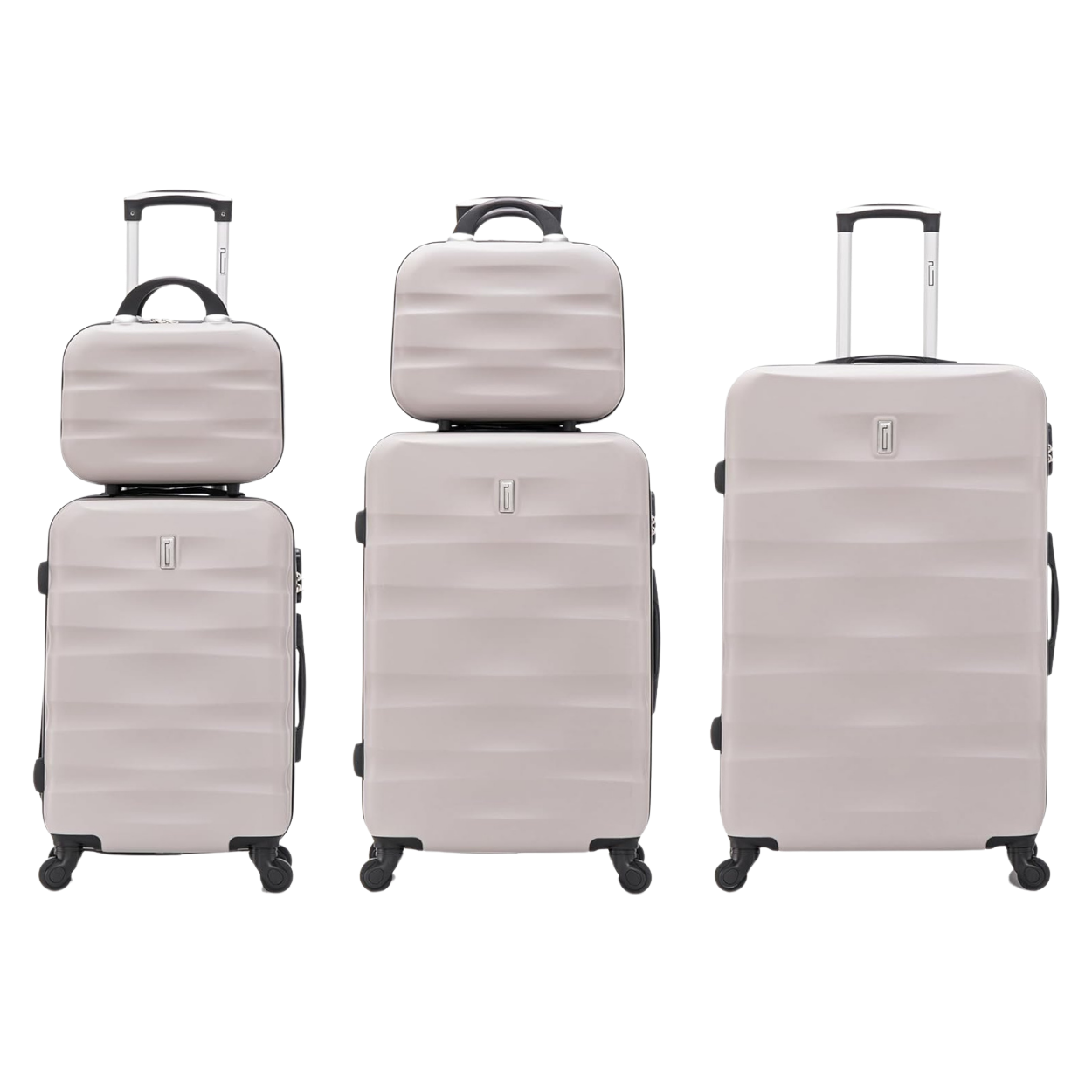 SET - Set 5 Valises - ABS (XL-75cm) (L-65cm) (S-55cm)