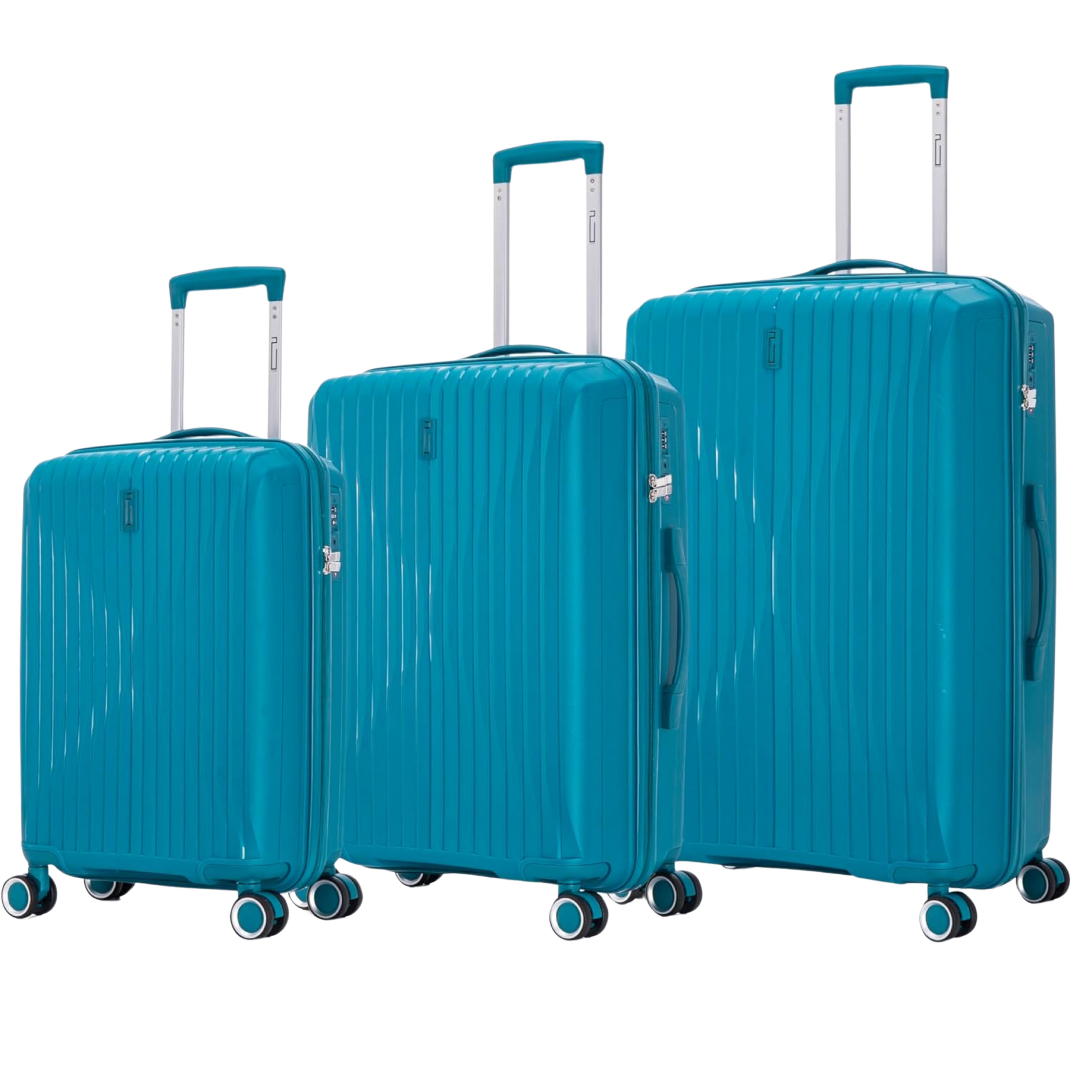 SET - Set 3 Valises - Polypropylène (XL-75cm) (L-65cm) (S-55cm)