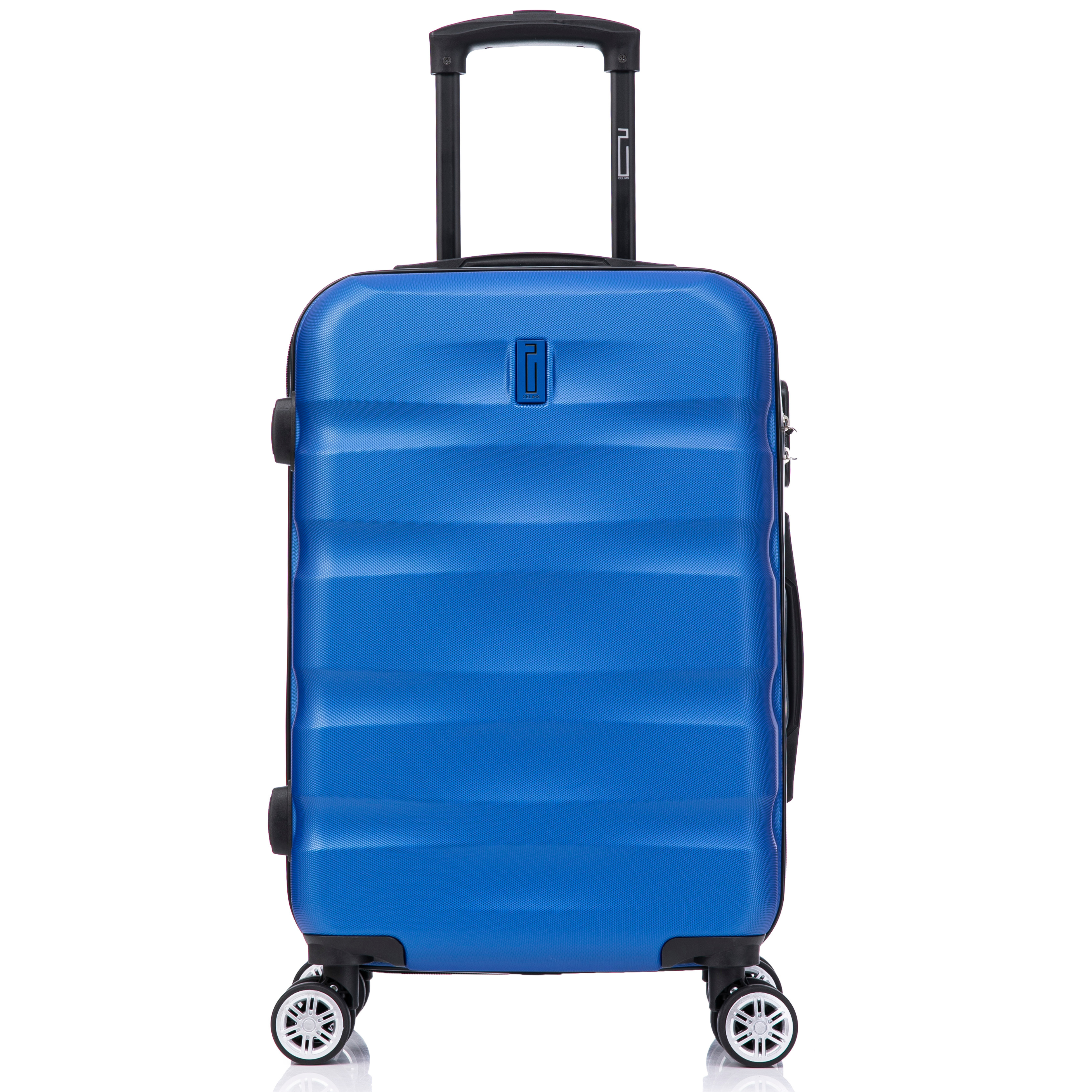 Juego de maletas de 3 piezas AeroWave | Maleta de cabina | Maleta Mediana | Maleta grande – Azul