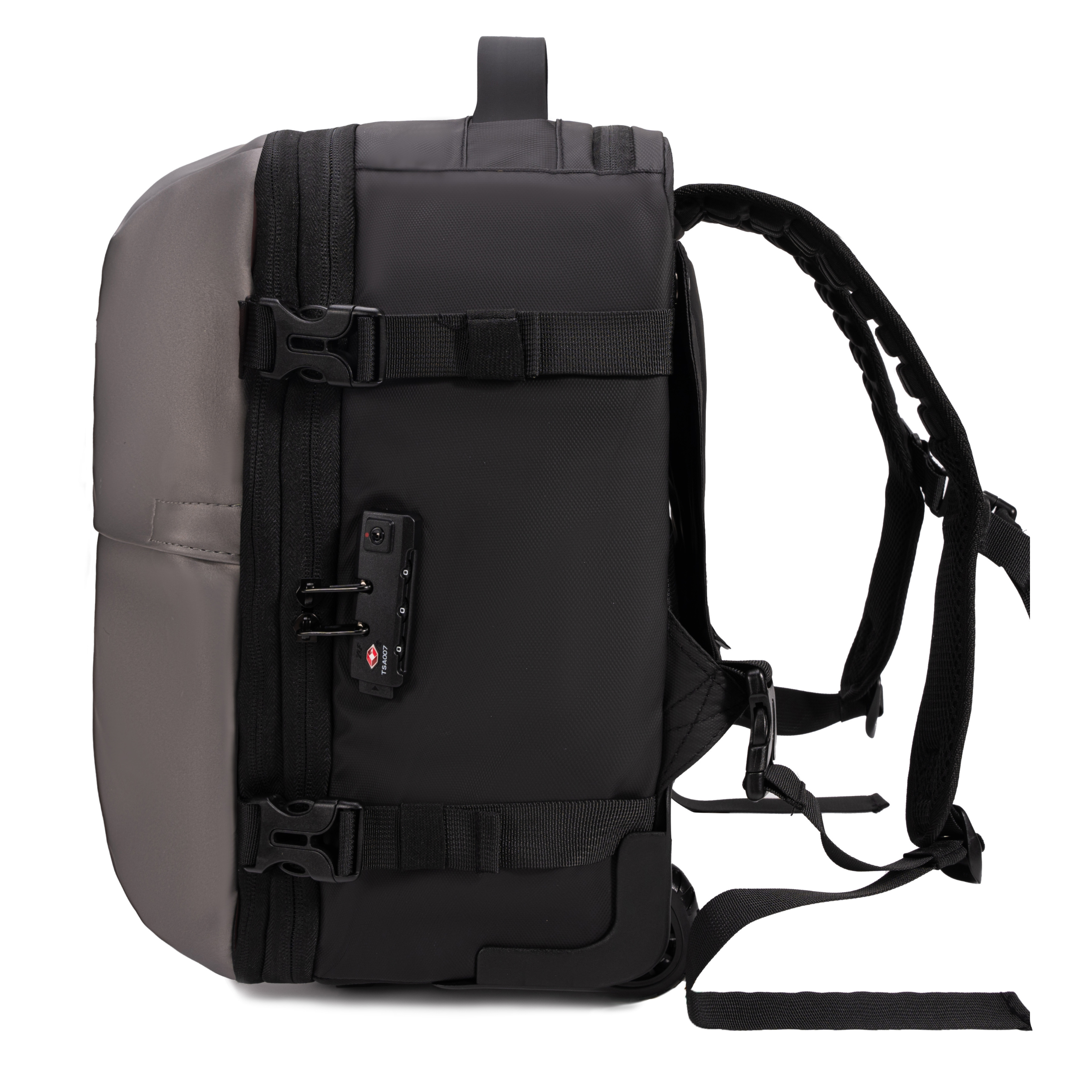 AirPlus Trolley – Sac à Dos Sous Vide 40x30x20 CELIMS avec Roues - Bagage à Main - Imperméable - Compartiment Ordinateur Amovible