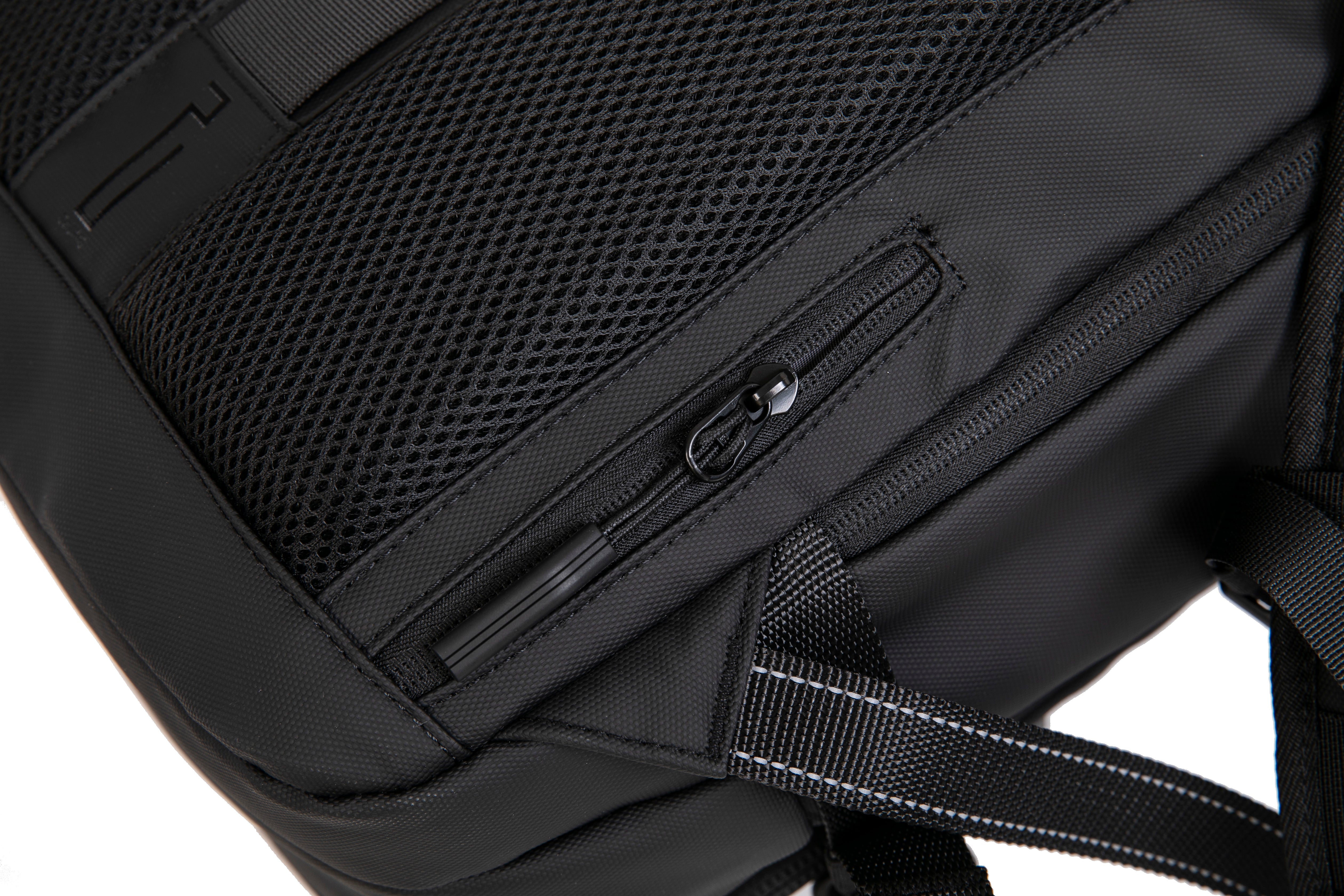 Mochila de viaje | Mochila de vacío | Impermeable – Negro con bomba