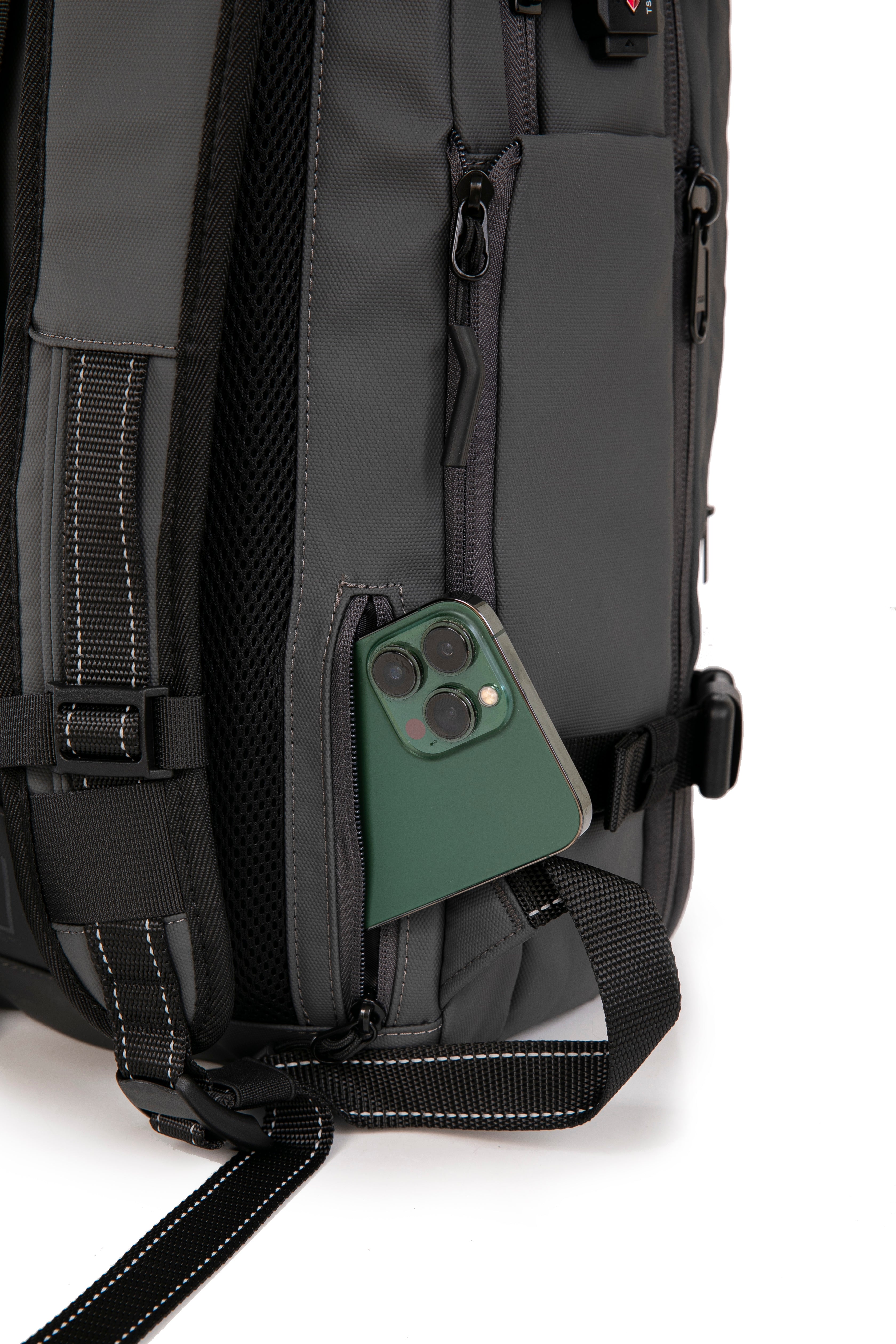 Mochila de viaje | Mochila de vacío | Impermeable – Negro con bomba