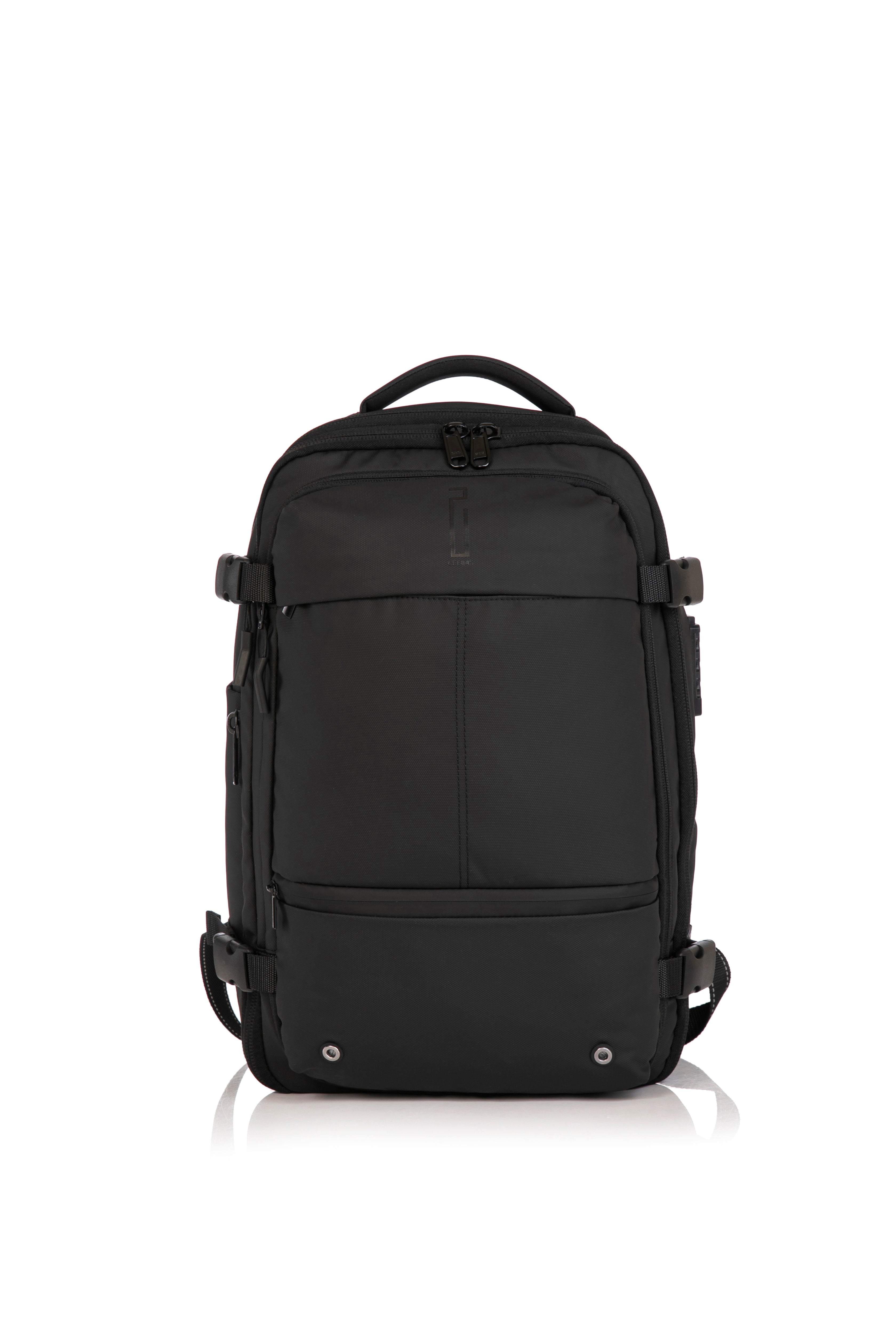 Mochila de viaje | Mochila de vacío | Impermeable – Negro con bomba