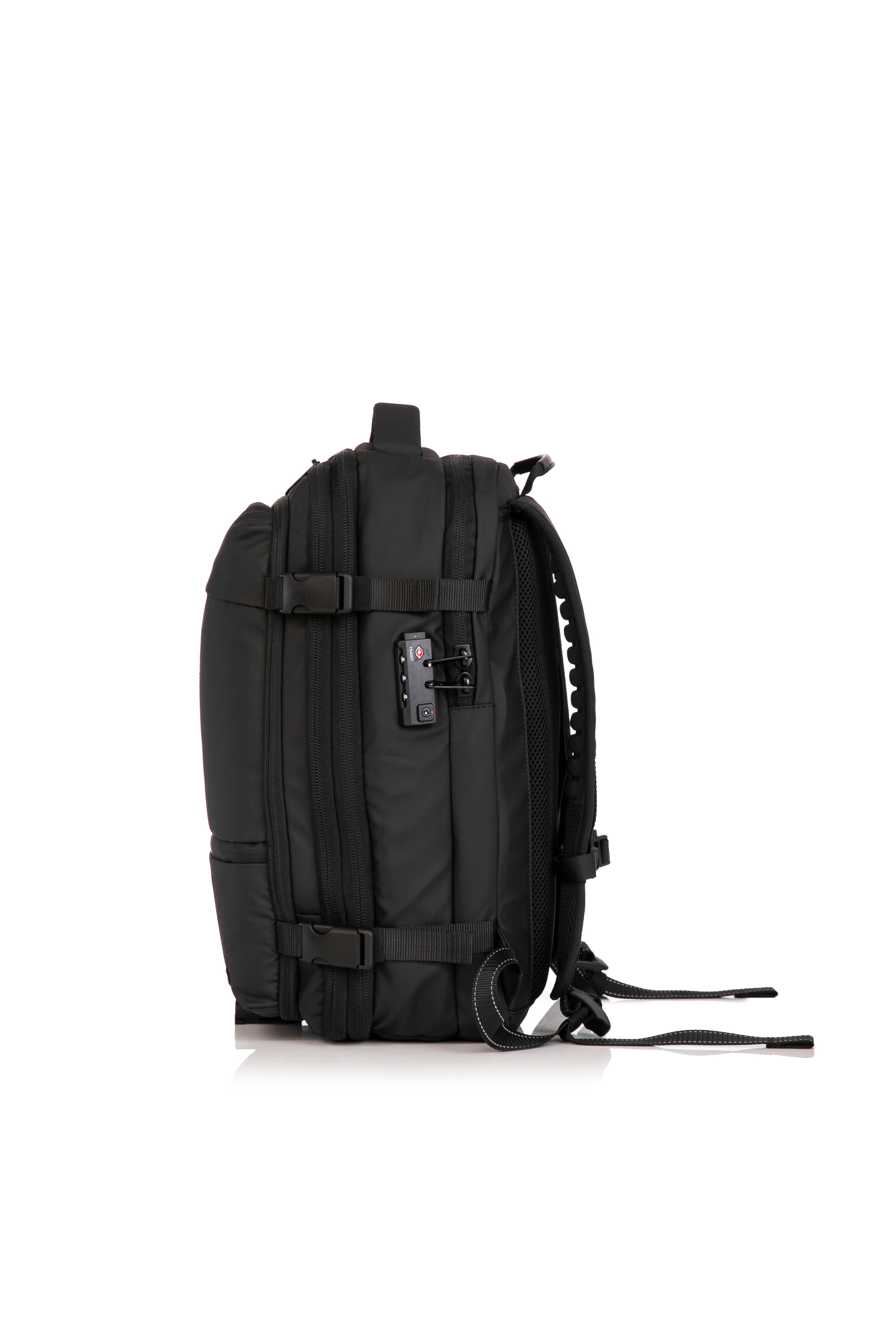 Mochila de viaje | Mochila de vacío | Impermeable – Negro con bomba