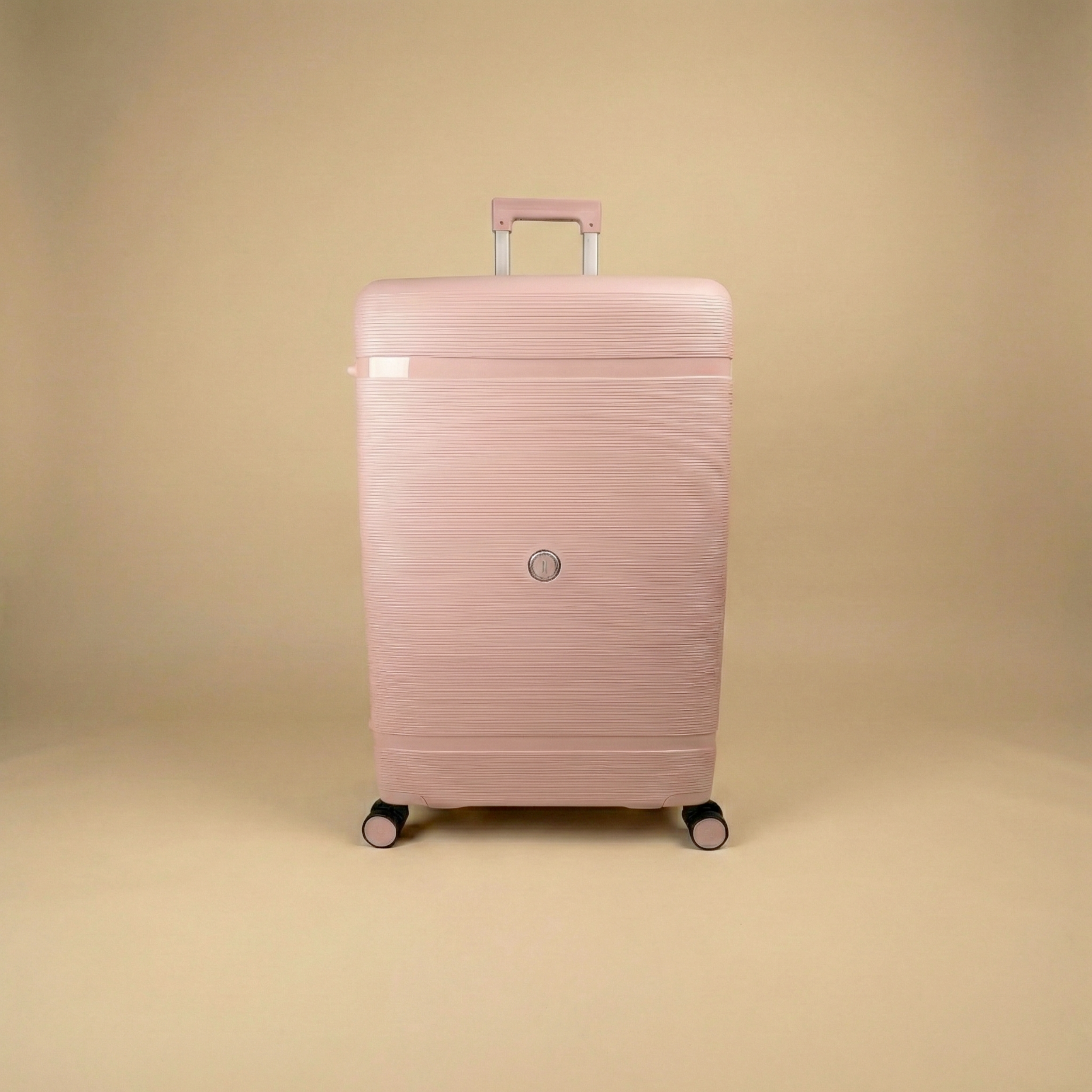 Set 3 Valises – Polypropylène (XL-75cm) (L-65cm) (S-55cm) – Rose Pale