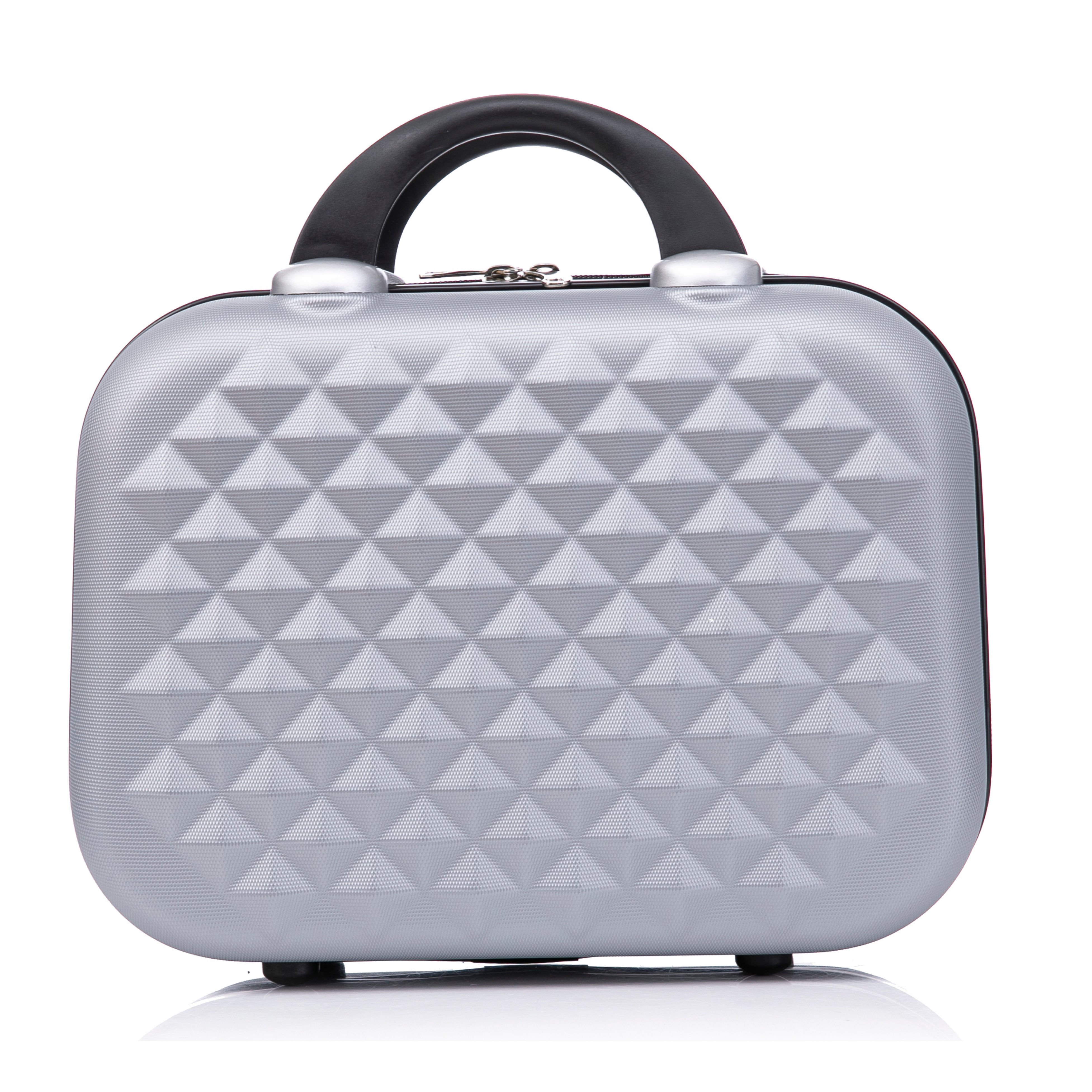 Großer Koffer mit Urban Vanity Case | Großer Hartschalenkoffer | 75x45x28 | Schwarz