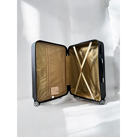 Valise Moyenne 65cm Voyageur Parisien | Cadenas | Double Roulettes | Légère et Rigide |