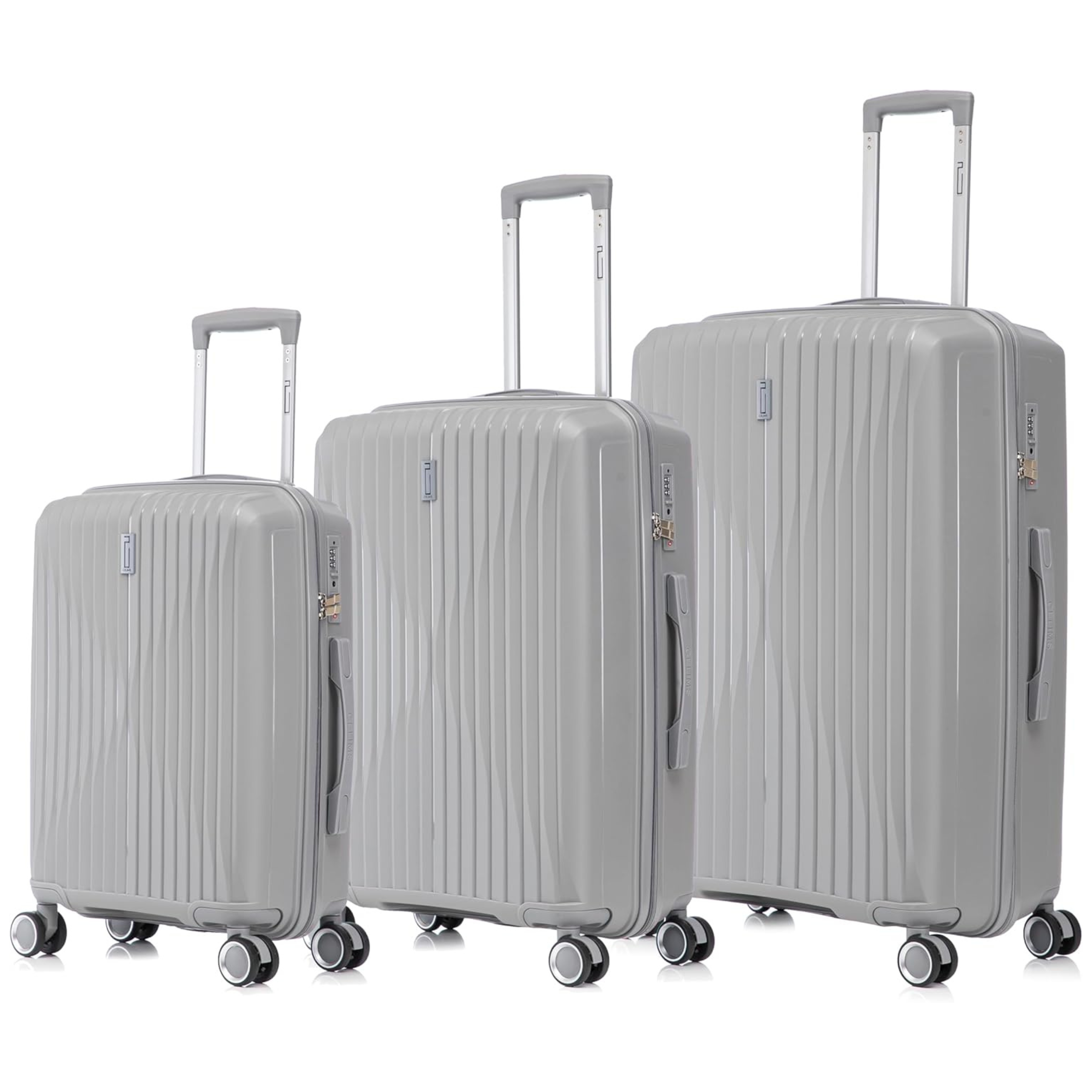 SET - Set 3 Valises - Polypropylène (XL-75cm) (L-65cm) (S-55cm)