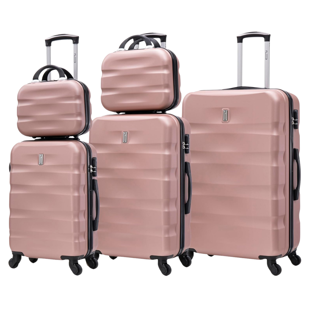 SET - Set 5 Valises - ABS (XL-75cm) (L-65cm) (S-55cm)