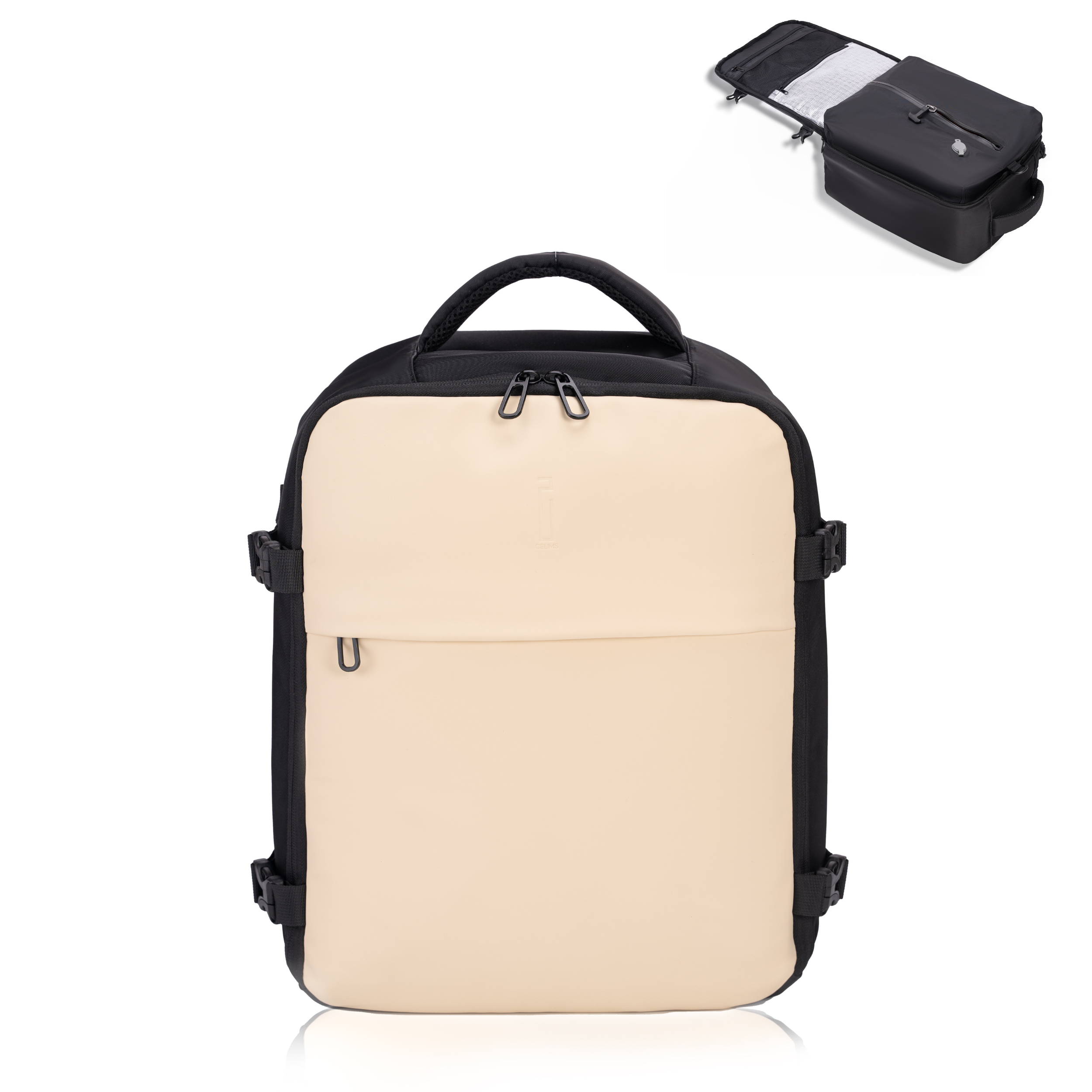 Sac à dos Sous Vide 40x30x20 CELIMS - Bagage à Main - Imperméable - Gris