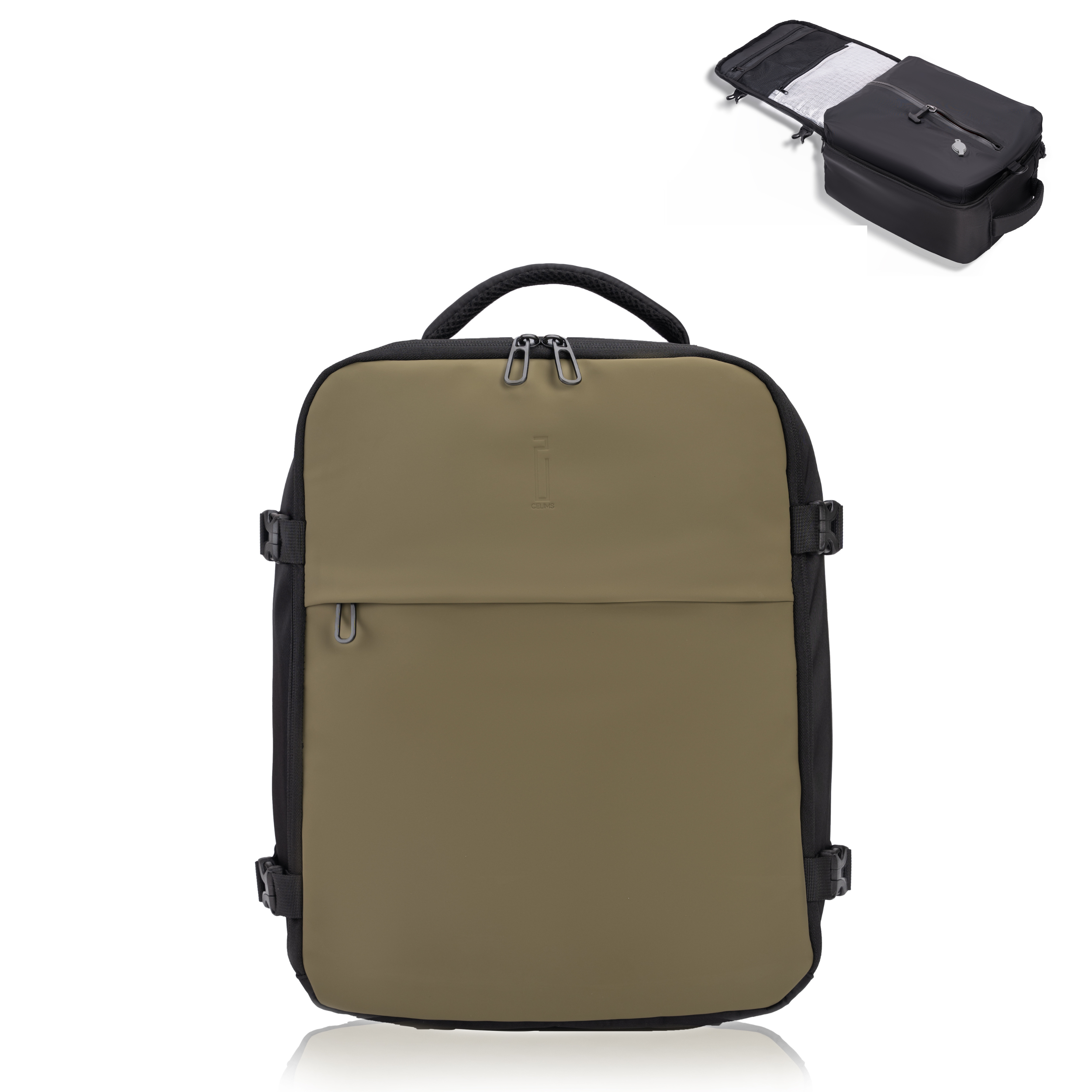 Sac à dos Sous Vide 40x30x20 CELIMS - Bagage à Main - Imperméable - Gris