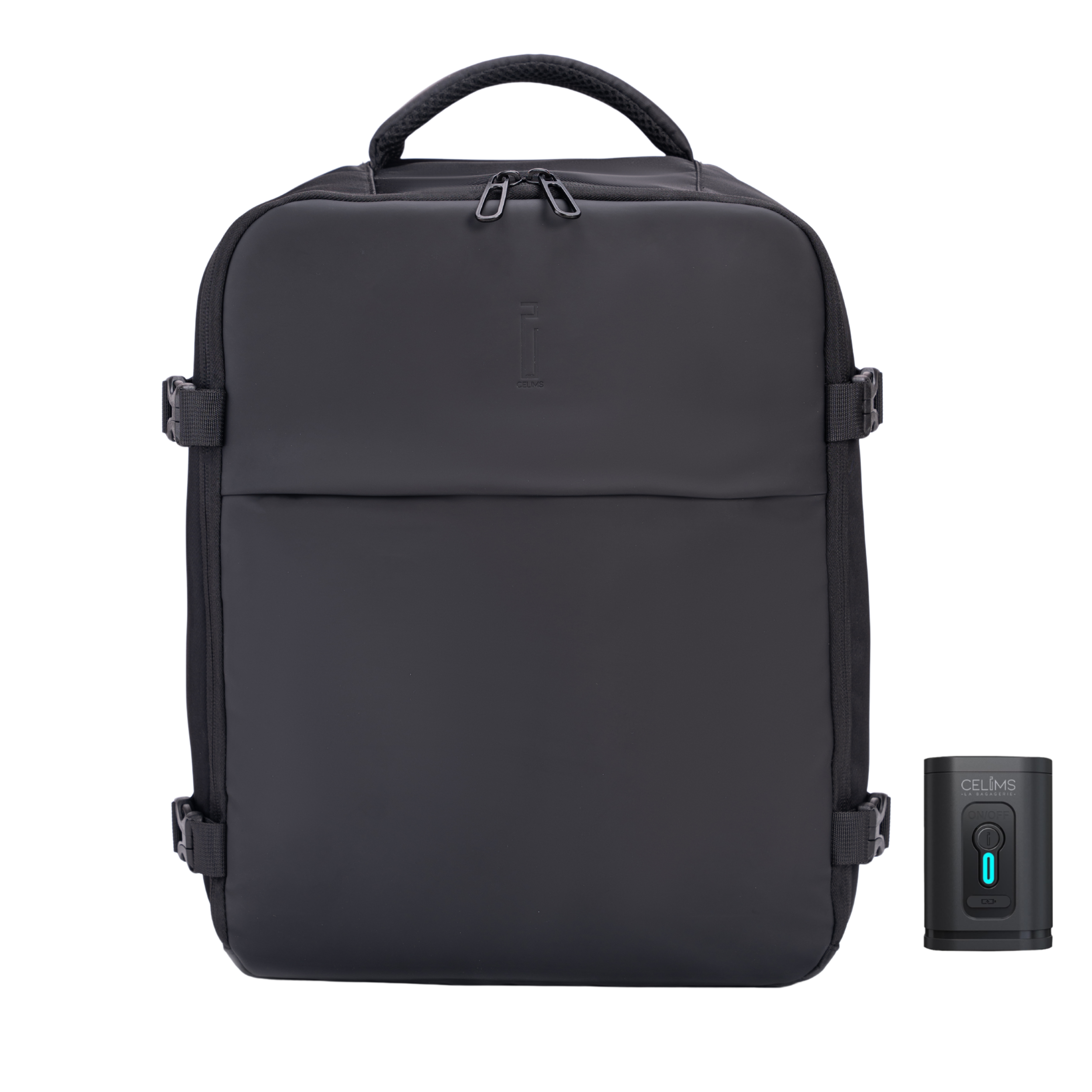 Sac à dos 40x30x20 CELIMS - Bagage à Main - Imperméable - Noir