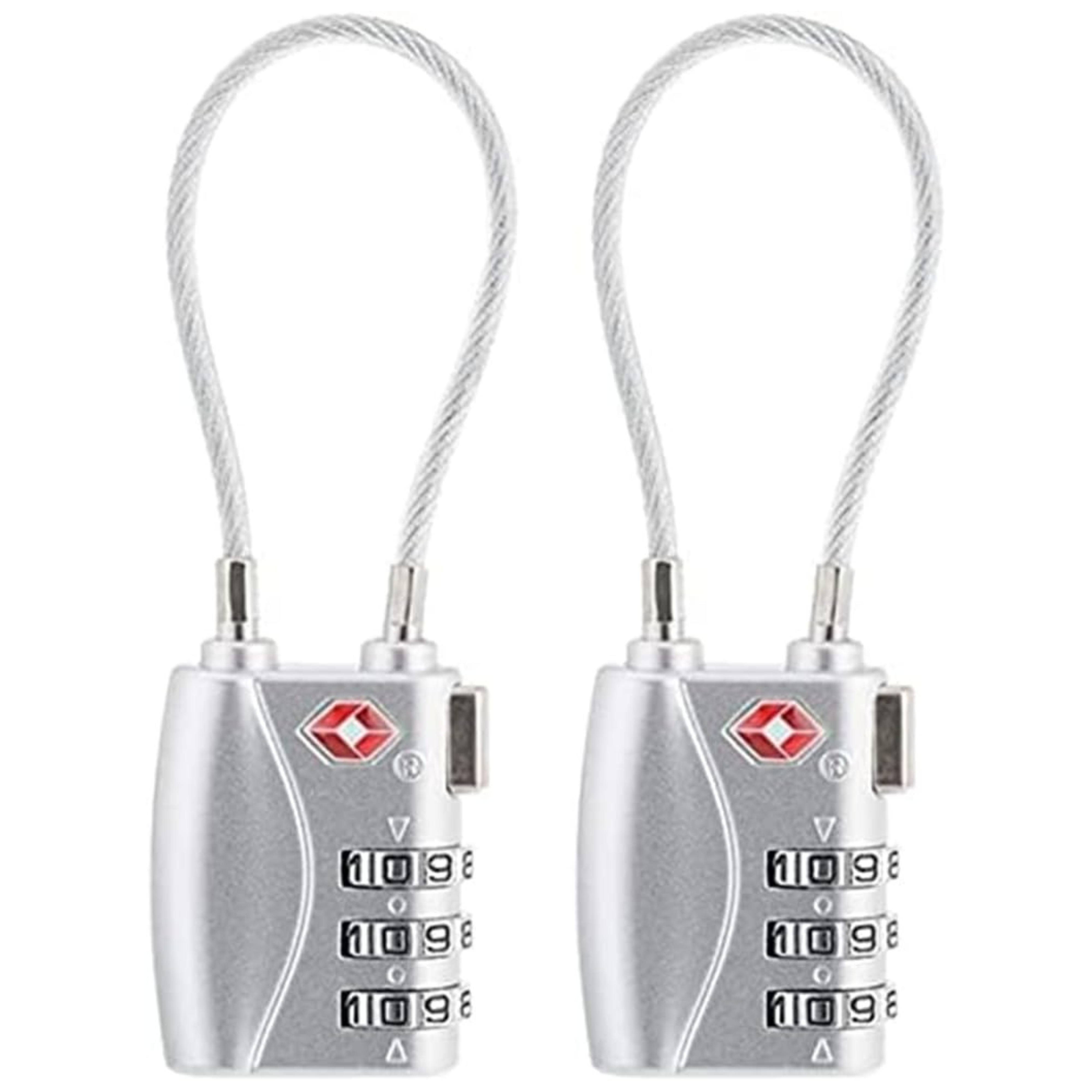 TSA Luggage Lock | Combination Lock | Suitcase Lock | Ideal Protection for Your Baggage | Black