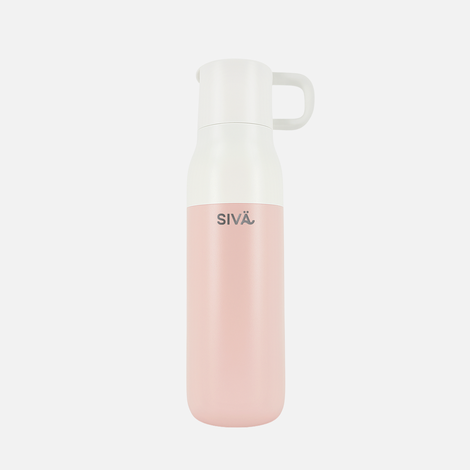 SIVÄ – Auslaufsichere und isolierte Wasserflasche | Robuste Edelstahl-Wasserflasche mit natürlichem Kohlefilter | Thermoflasche | 740 ml | 12 Std. kalt & 8 Std. heiß | Grün