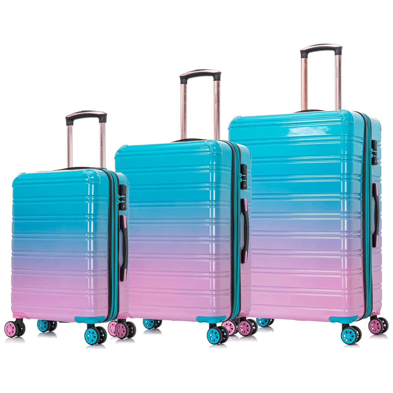 Set_Valise_3_pieces_Polycarbonate_Valise_Cabine_Valise_Moyenne_Valise_Grande_Degrad_Turquoise_-_Celims_France