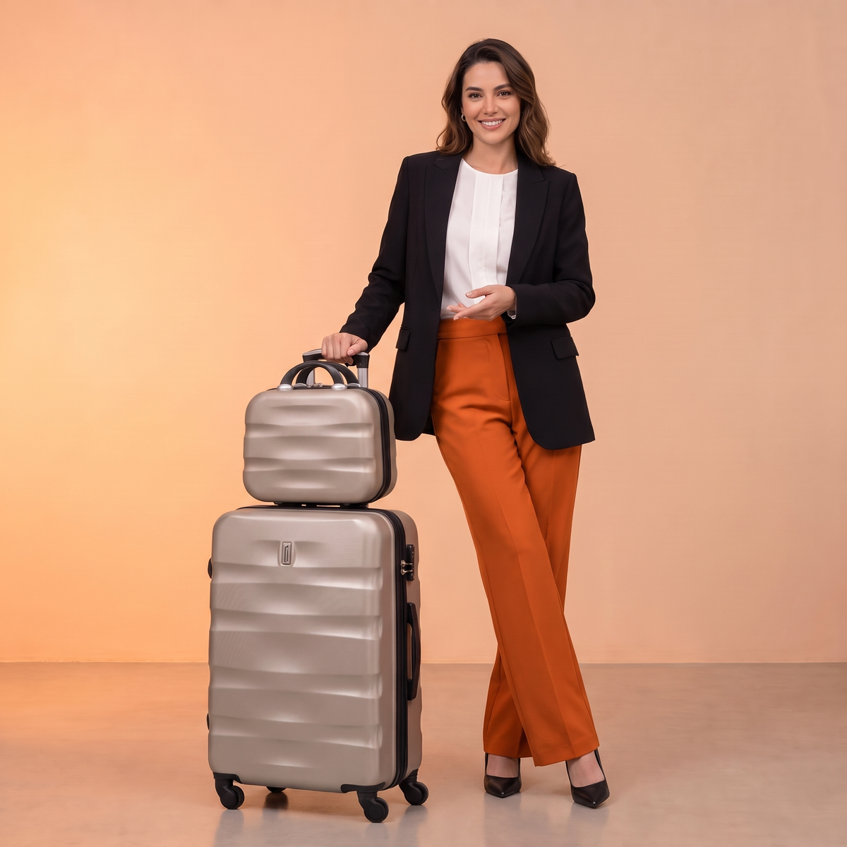 Valise Soute ABS avec Vanity - L (65cm)