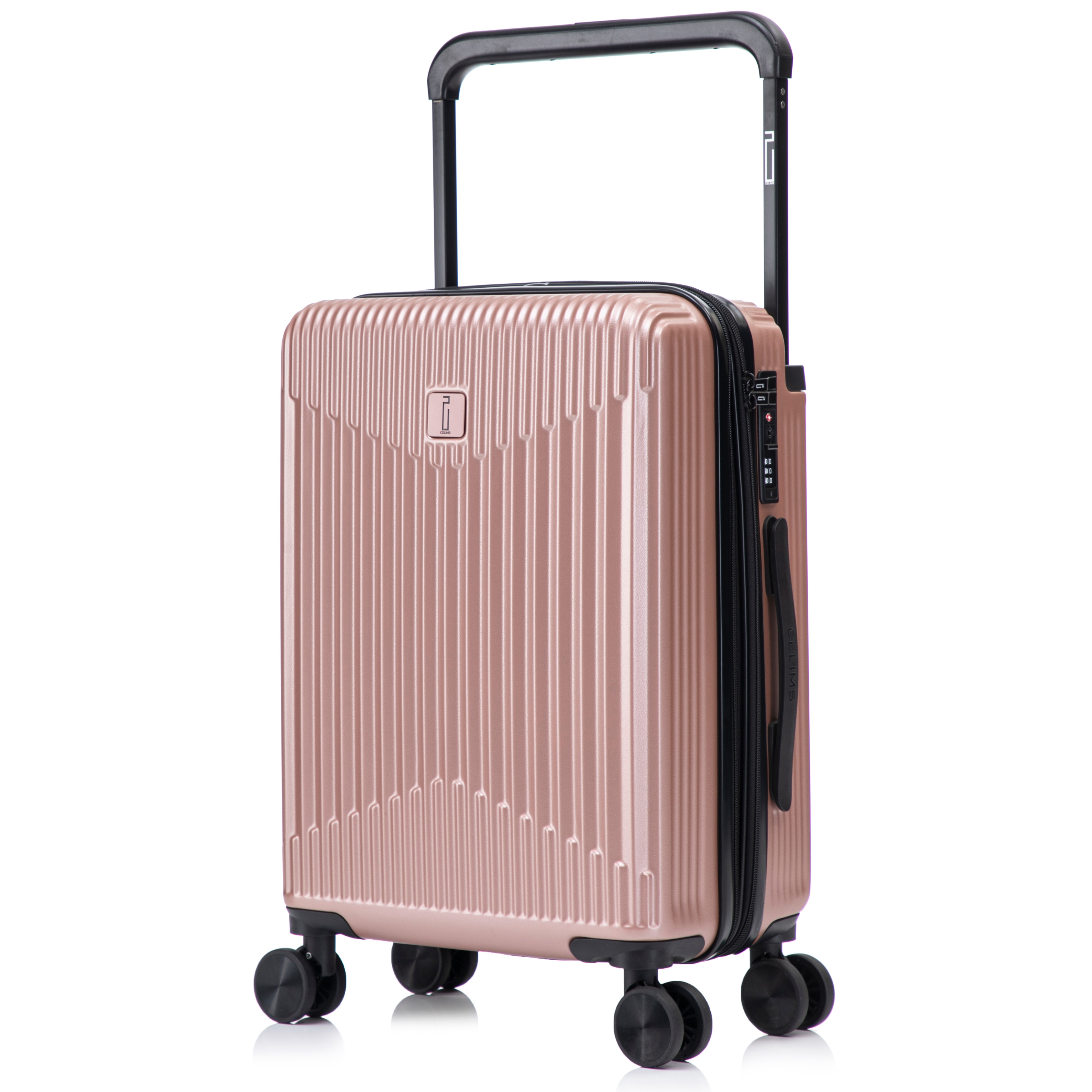 Valise Cabine 55 cm ABS – Wide Trolley - Extensible & Serrure TSA
