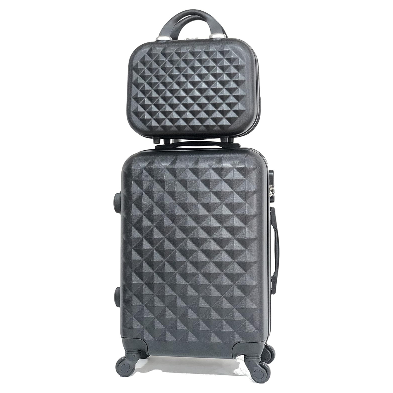 Valise Cabine avec Vanity Urban | Bagage Cabine | 55x40x20 | Noir - Celims France
