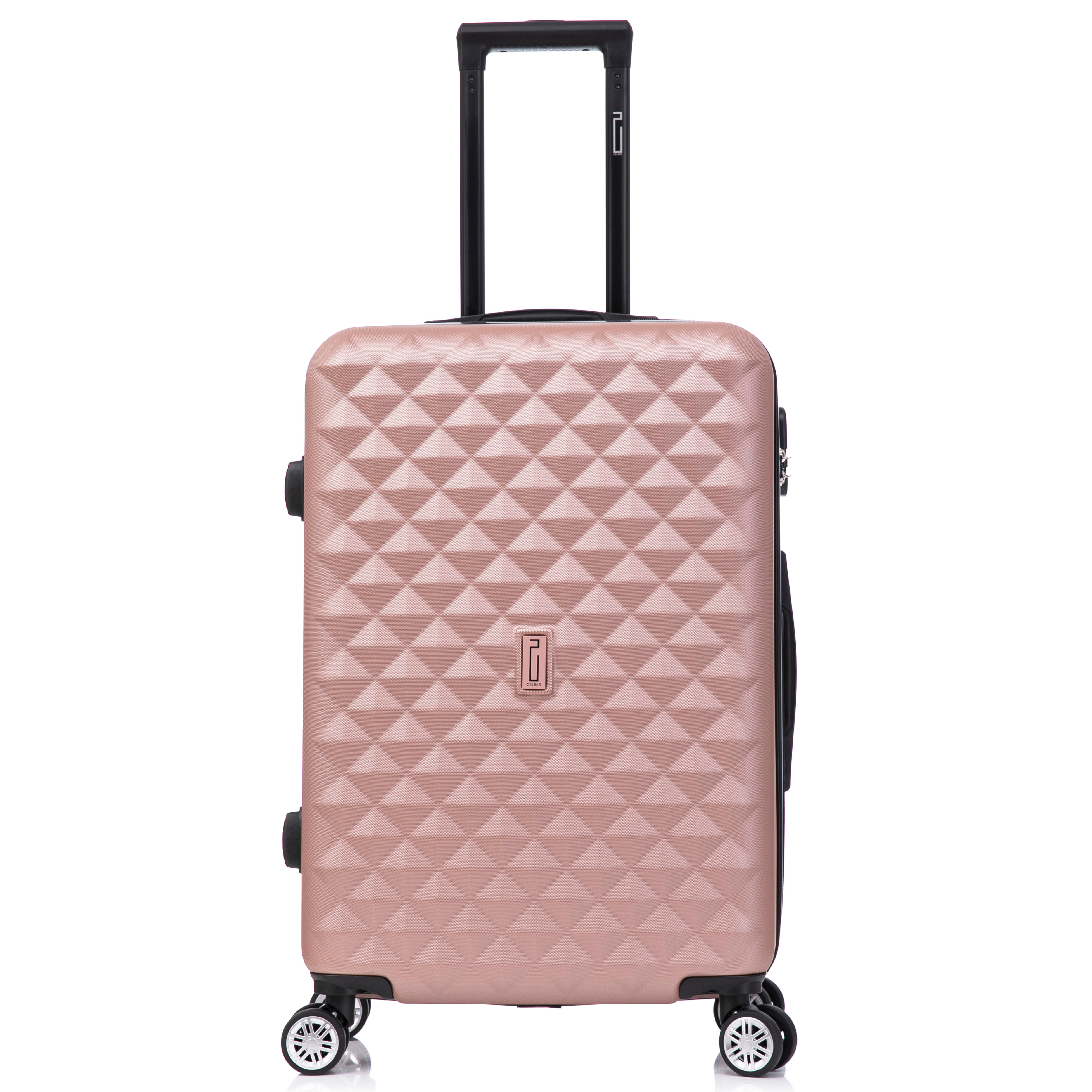 Mittlerer Stadtkoffer | Hartschalenkoffer | 65x40x25 | Roségold