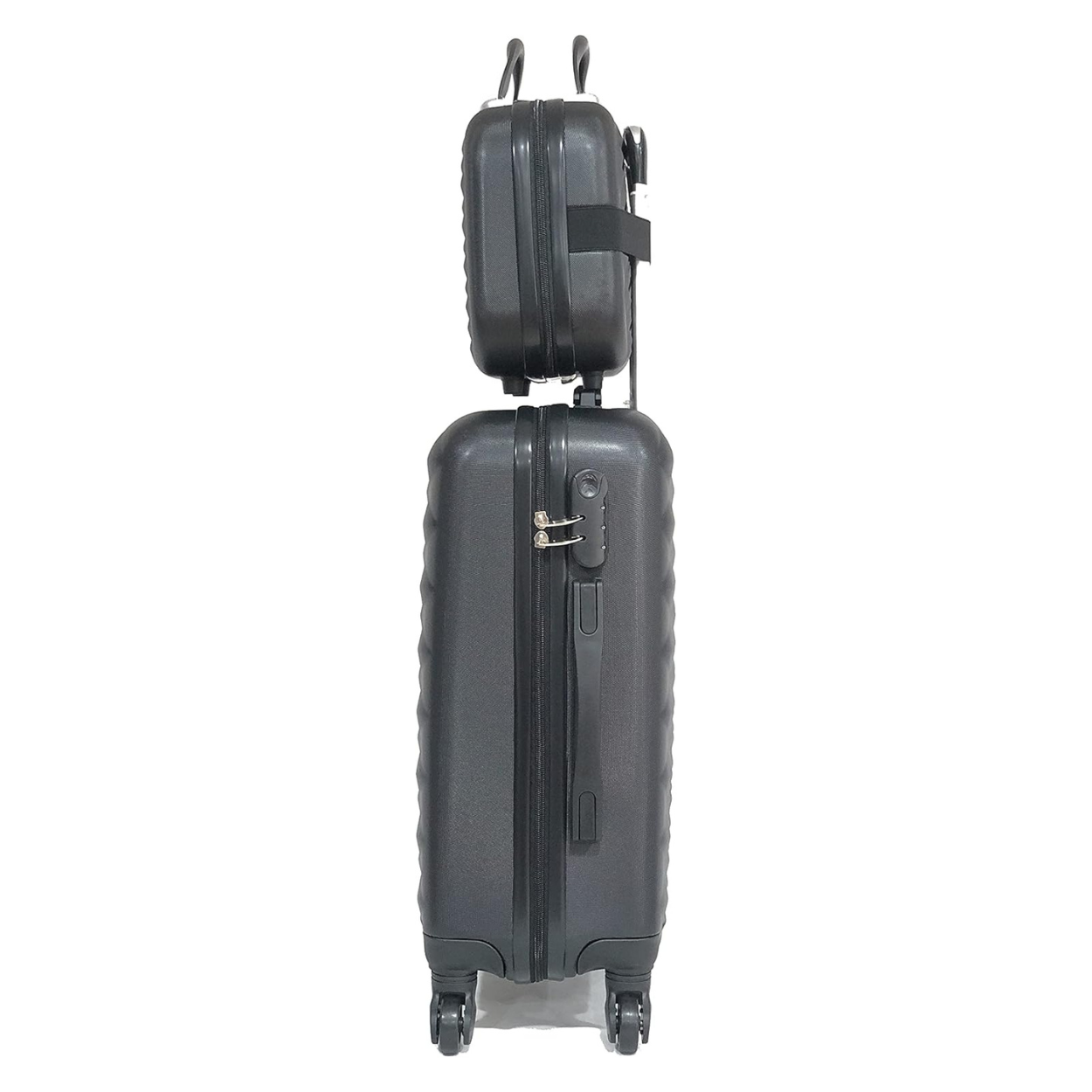 Valise Cabine avec Vanity Urban | Bagage Cabine | 55x40x20 | Noir - Celims France