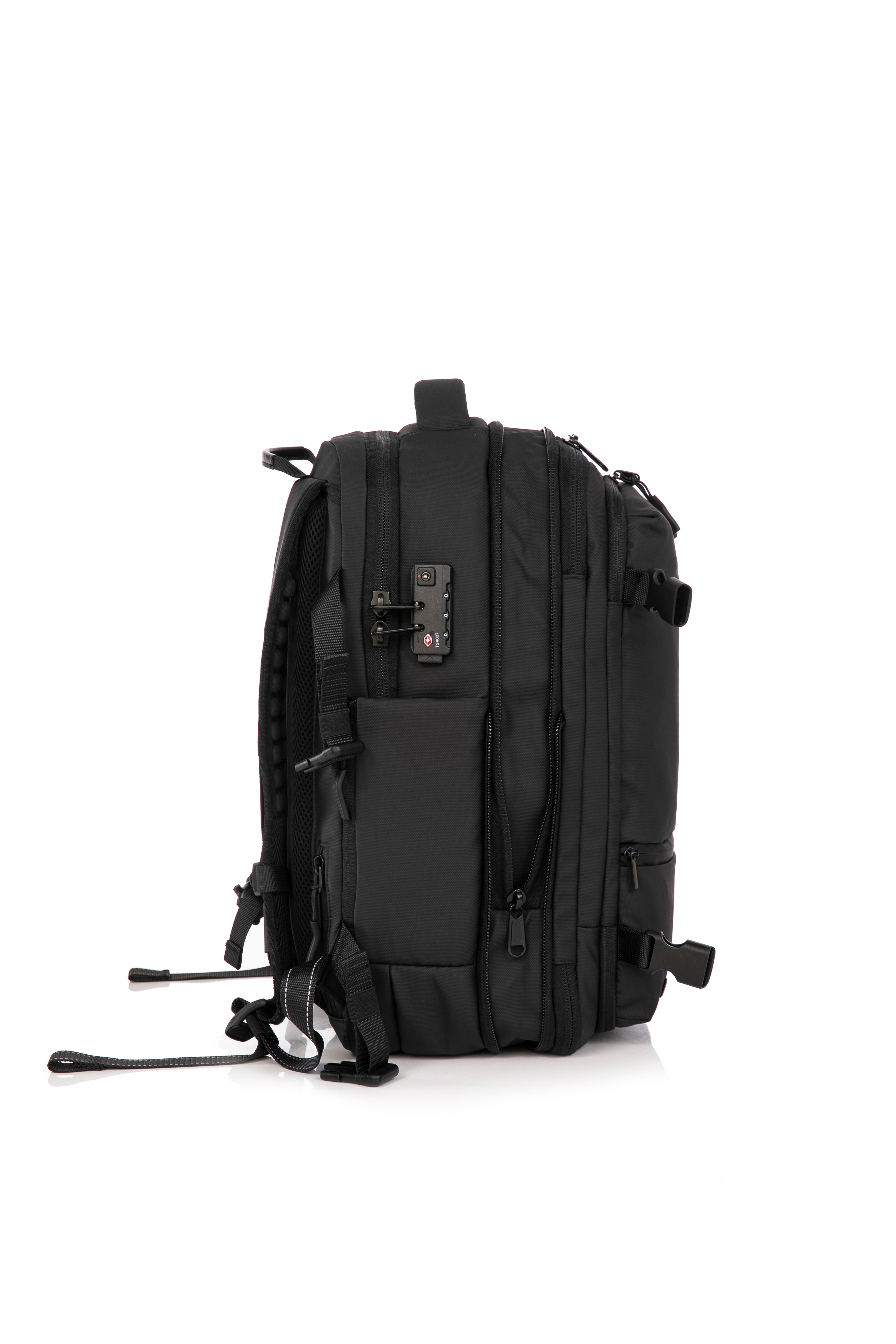 Mochila de viaje | Mochila de vacío | Impermeable – Negro con bomba
