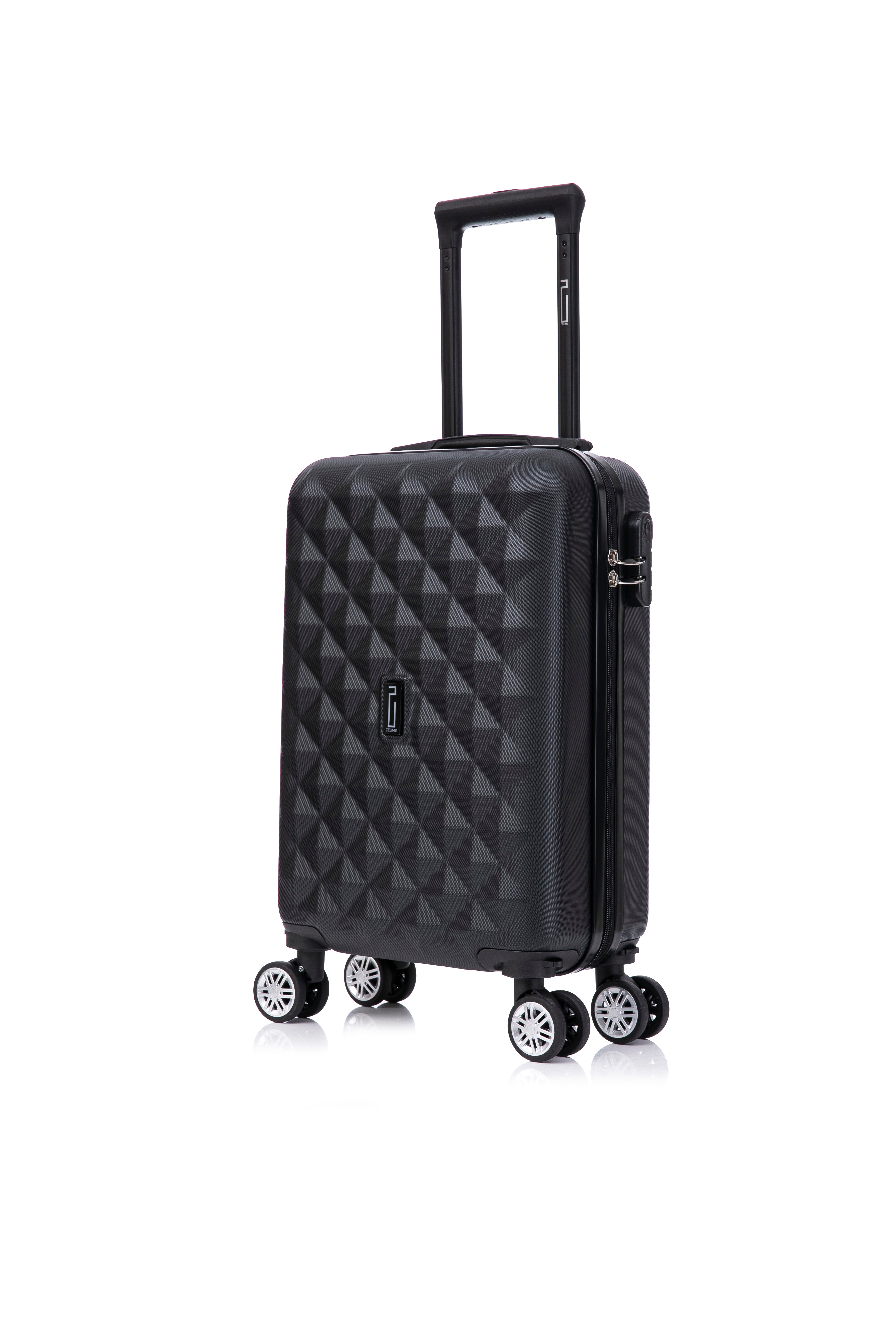Valise ABS 45 × 36 × 20 cm – petit bagage cabine EasyJet/Ryanair - Noir