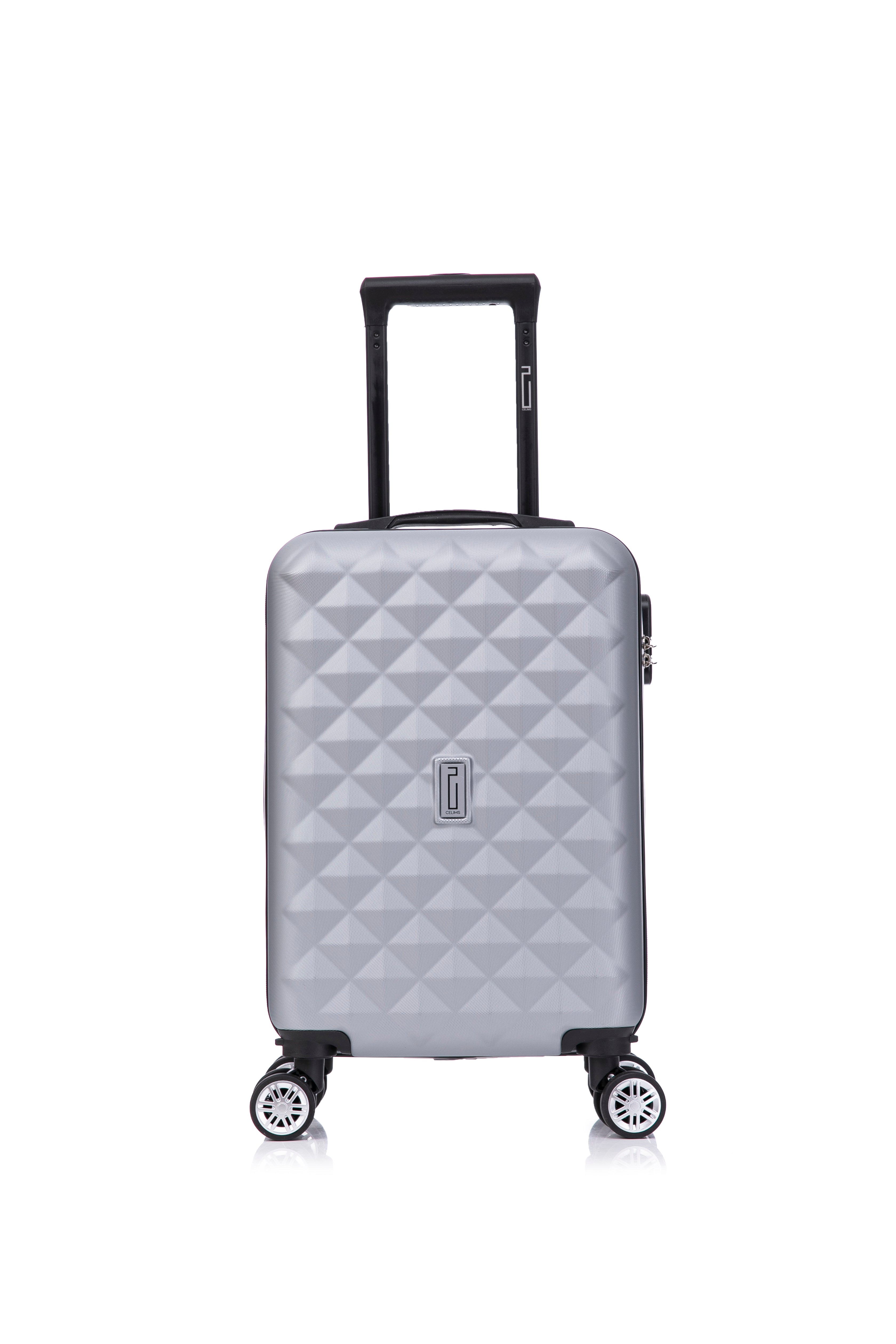 Valise ABS 45 × 36 × 20 cm – petit bagage cabine EasyJet/Ryanair - Gris