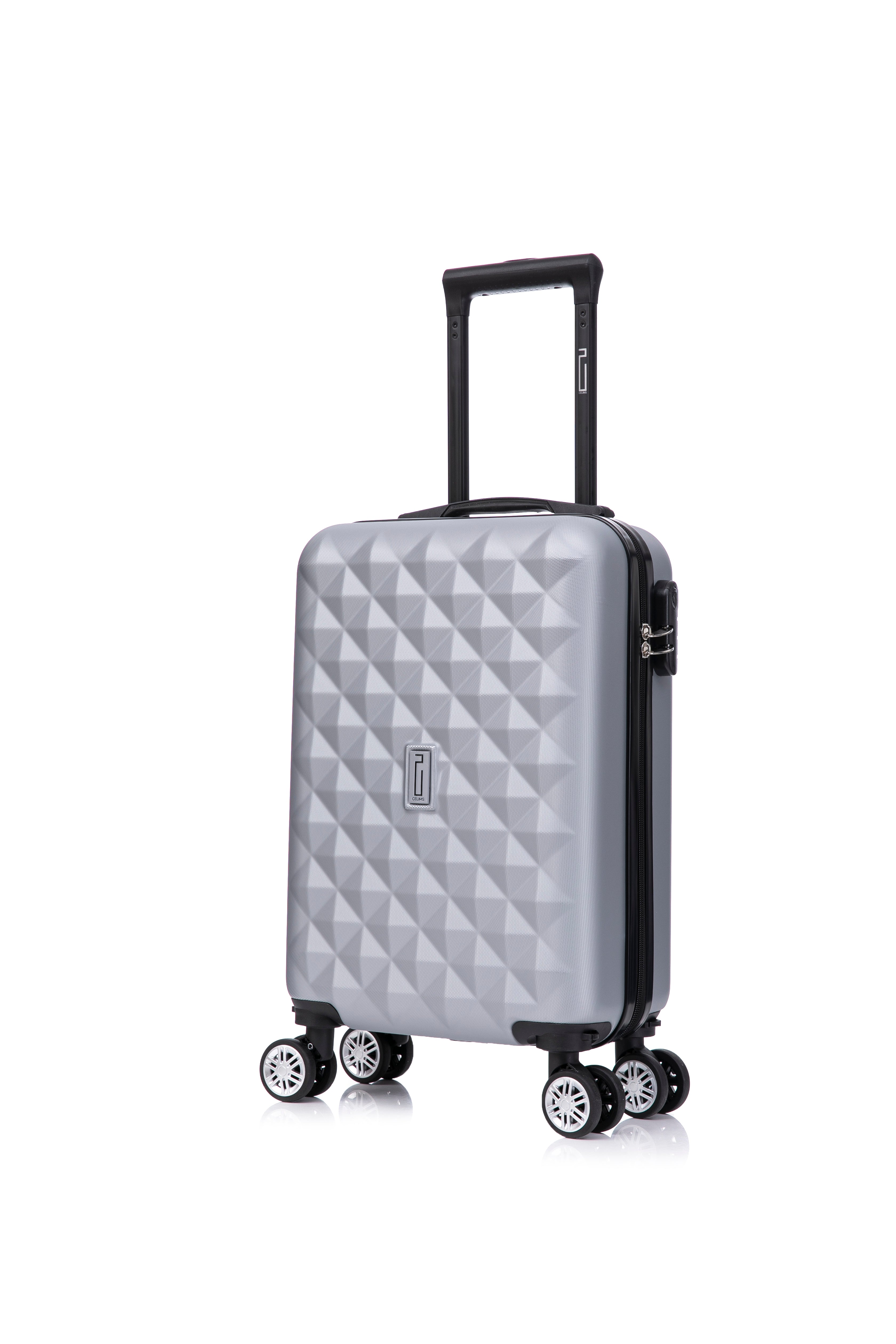 Valise ABS 45 × 36 × 20 cm – petit bagage cabine EasyJet/Ryanair - Gris