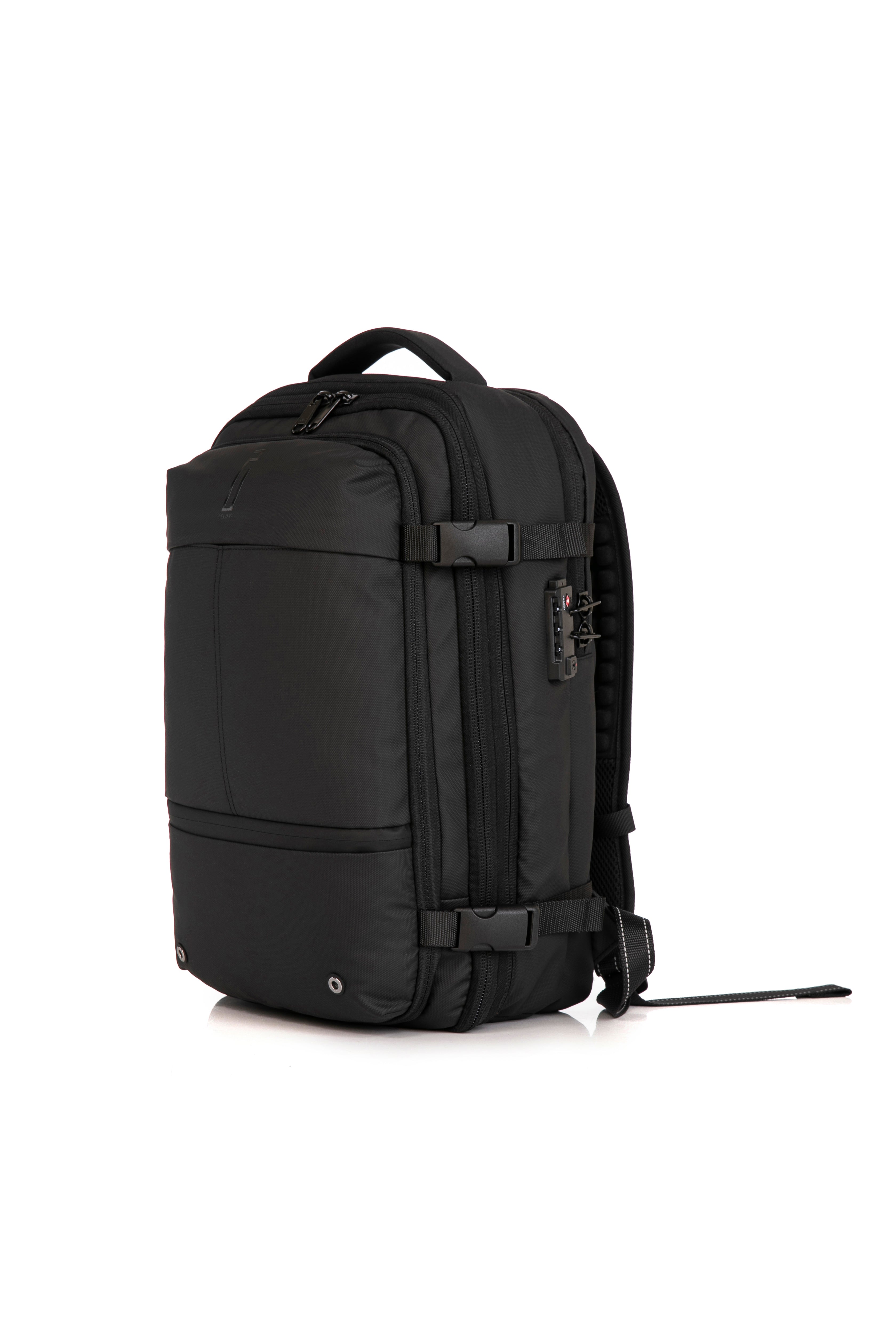 Mochila de viaje | Mochila de vacío | Impermeable – Negro con bomba