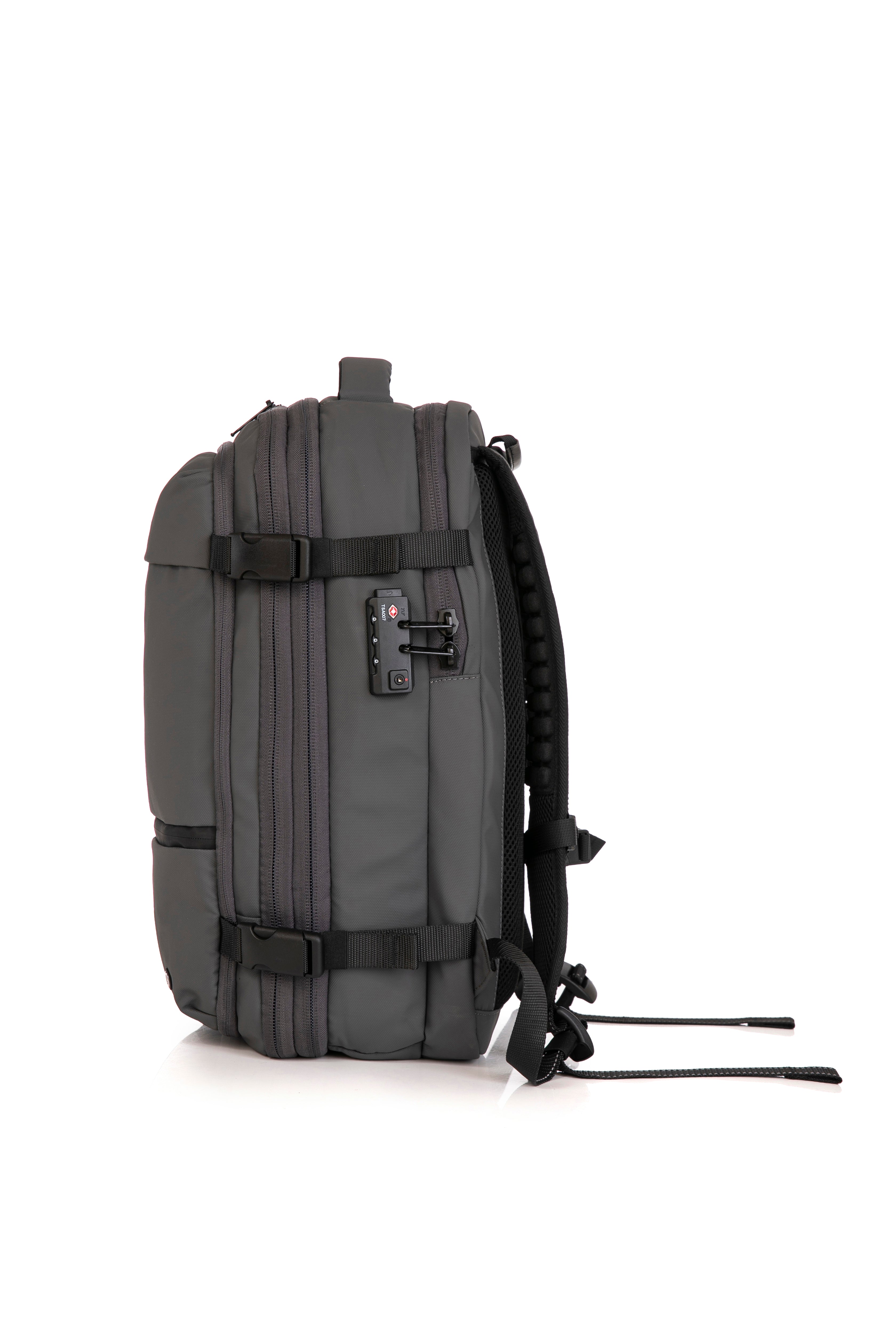 Mochila de viaje | Mochila de vacío | Impermeable – Negro con bomba
