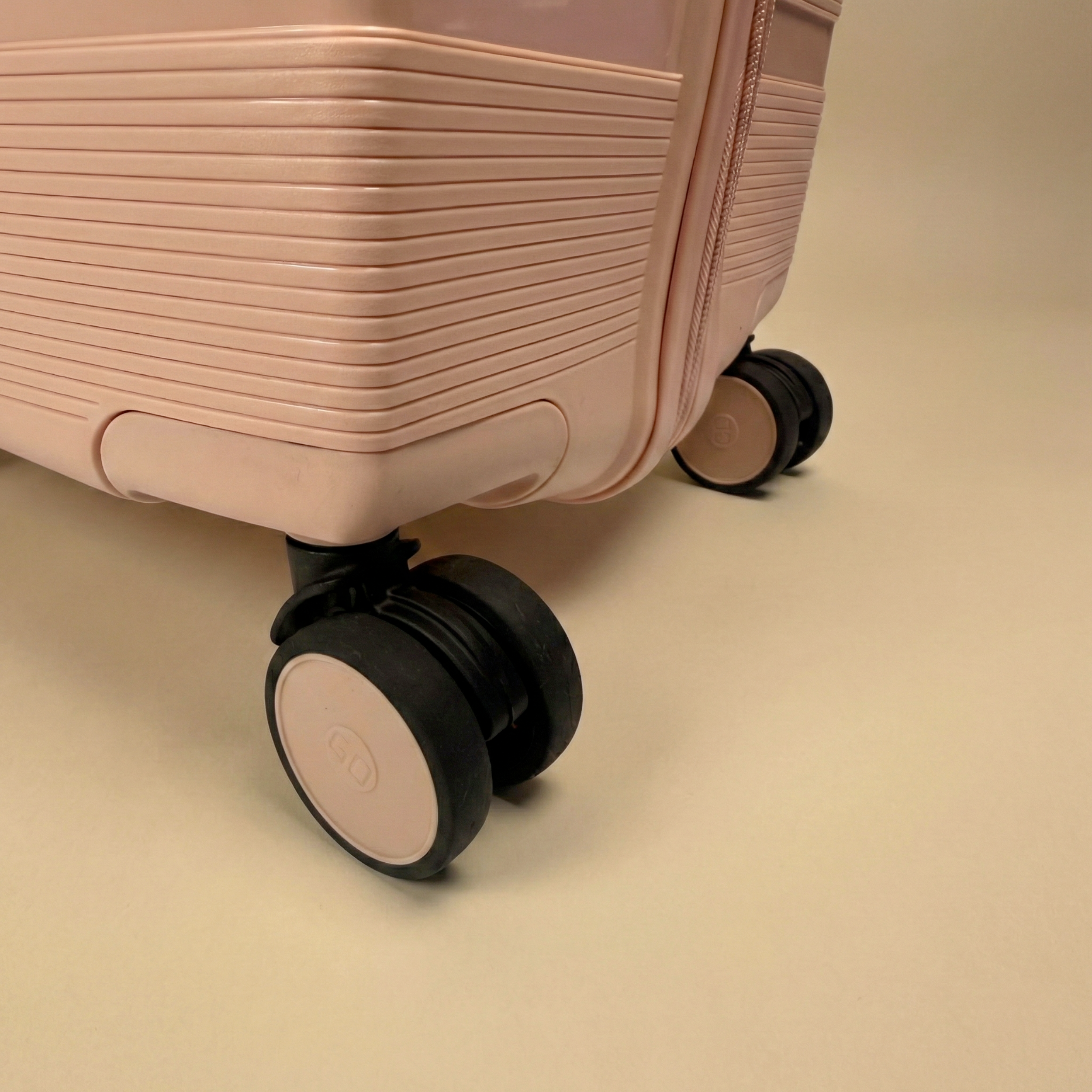 Set 3 Valises – Polypropylène (XL-75cm) (L-65cm) (S-55cm) – Rose Pale