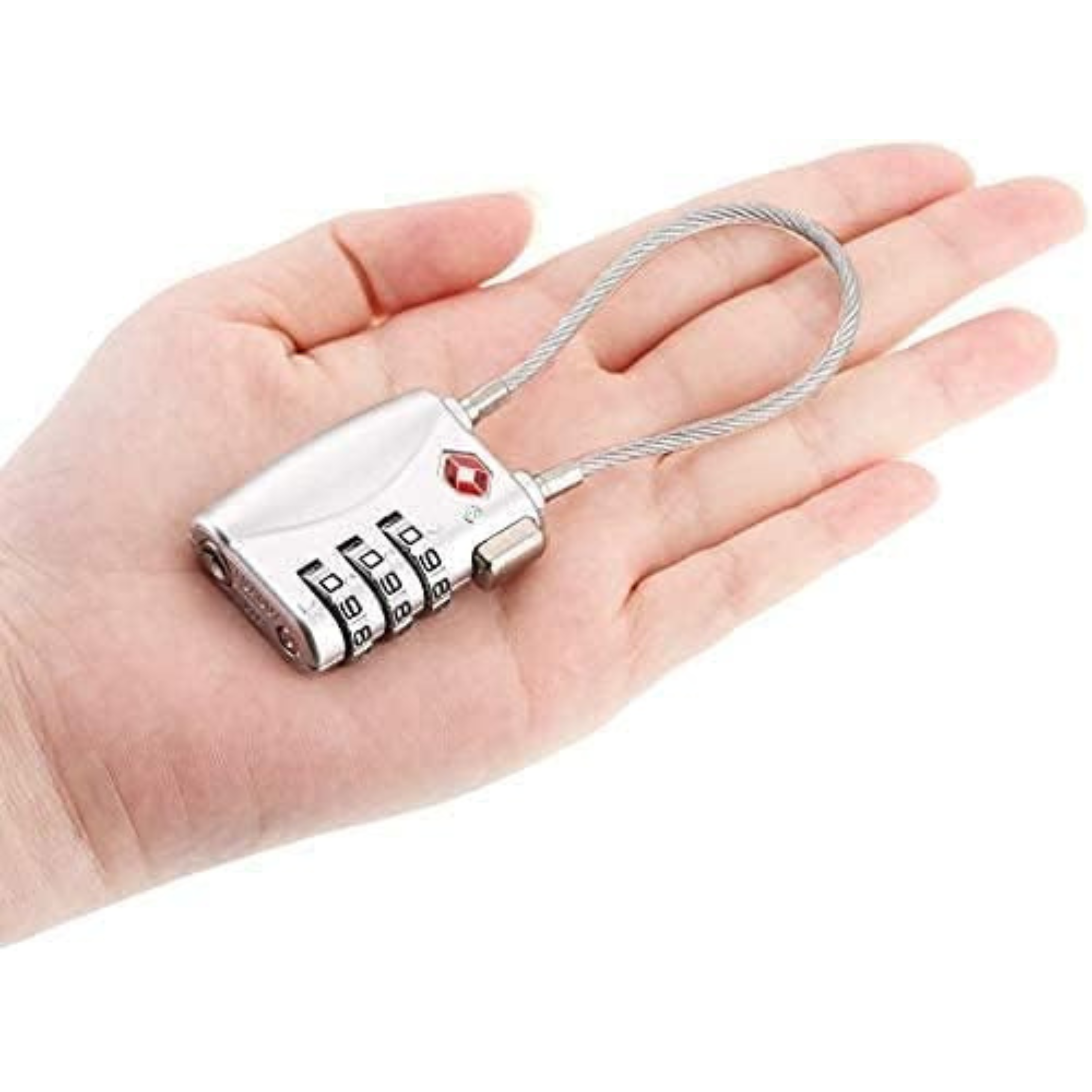 TSA Luggage Lock | Combination Lock | Suitcase Lock | Ideal Protection for Your Baggage | Black