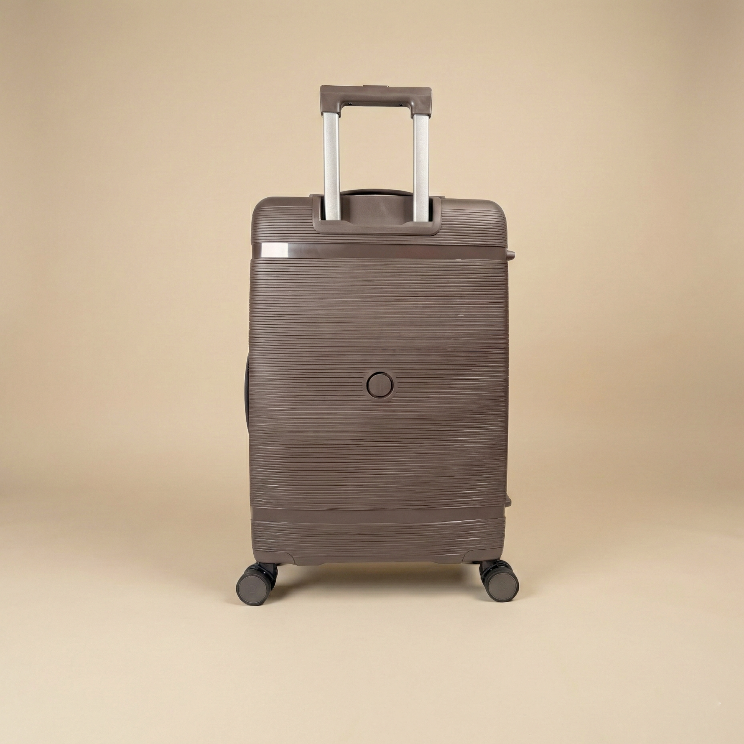 Set 3 Valises – Polypropylène (XL-75cm) (L-65cm) (S-55cm) – Marron Taupe