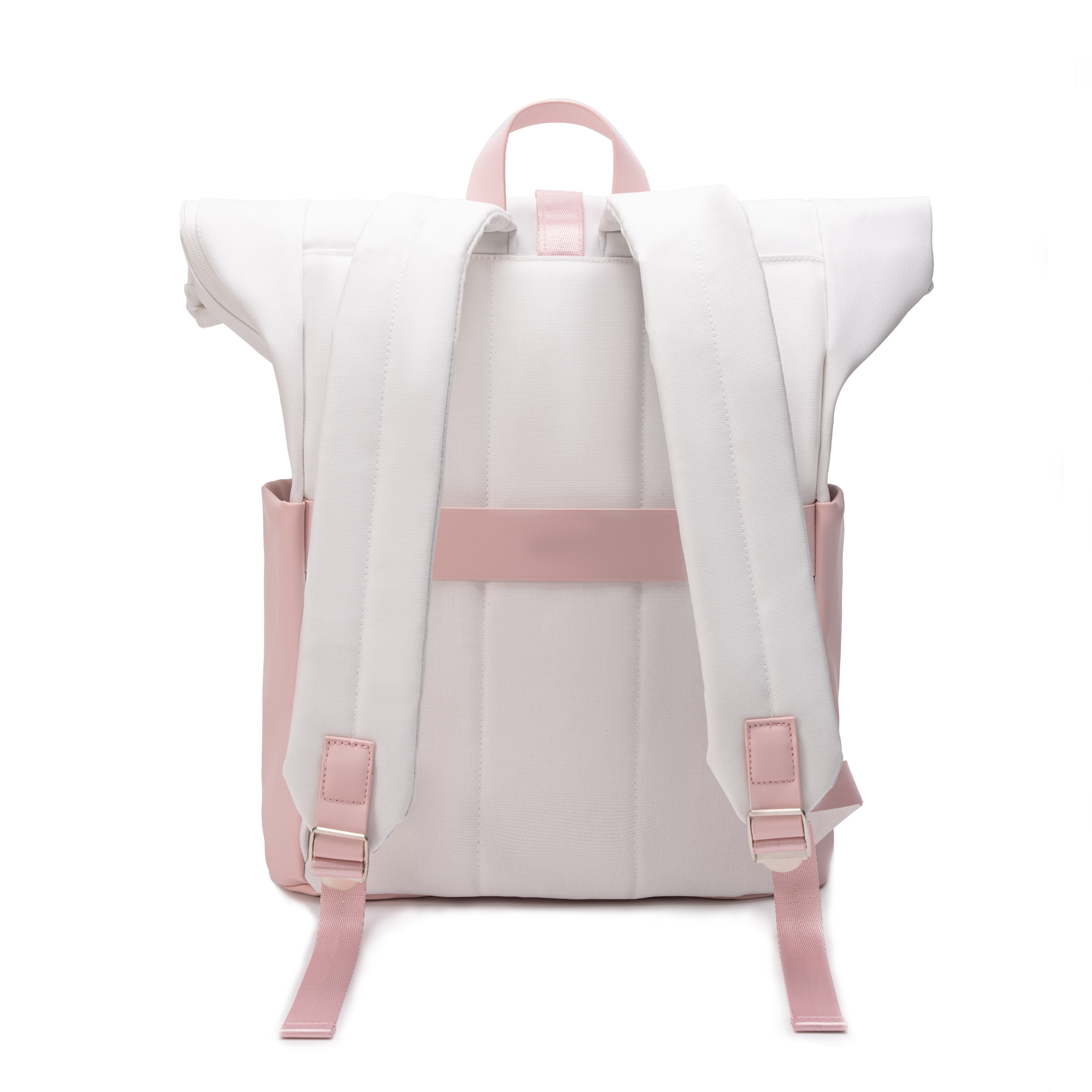 Sac à dos Roll-Top CELIMS - Bagage à Main 40x30x20cm - Imperméable & Ultra-Résitant - Rose