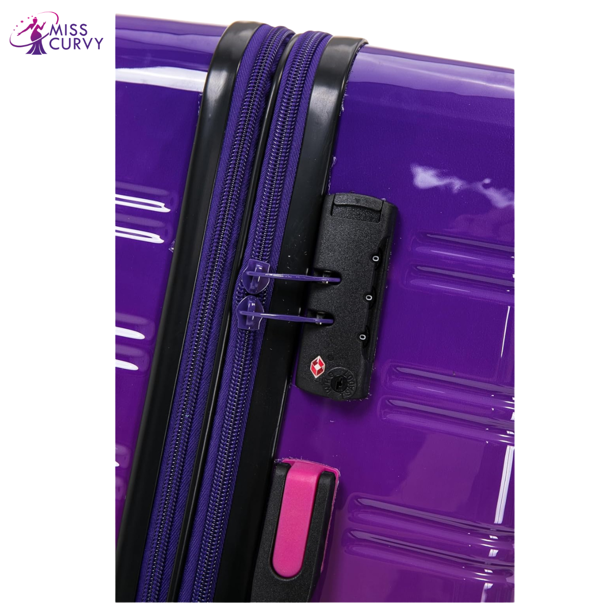3-Piece Polycarbonate Suitcase Set | Cabin Suitcase | Medium Suitcase | Large Suitcase – Turquoise Gradient