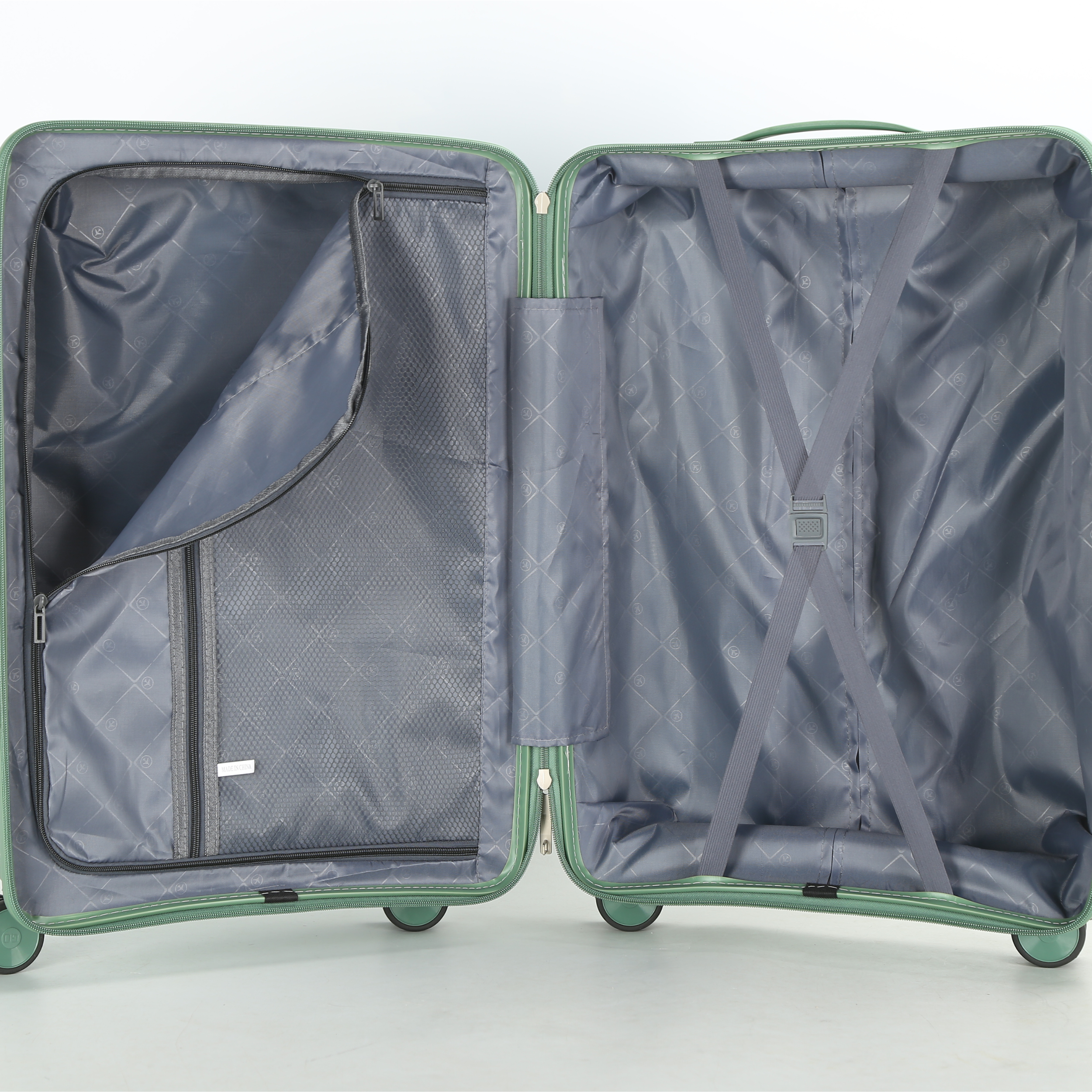 Set 3 Valises – Polypropylène (XL-75cm) (L-65cm) (S-55cm) – Rouge