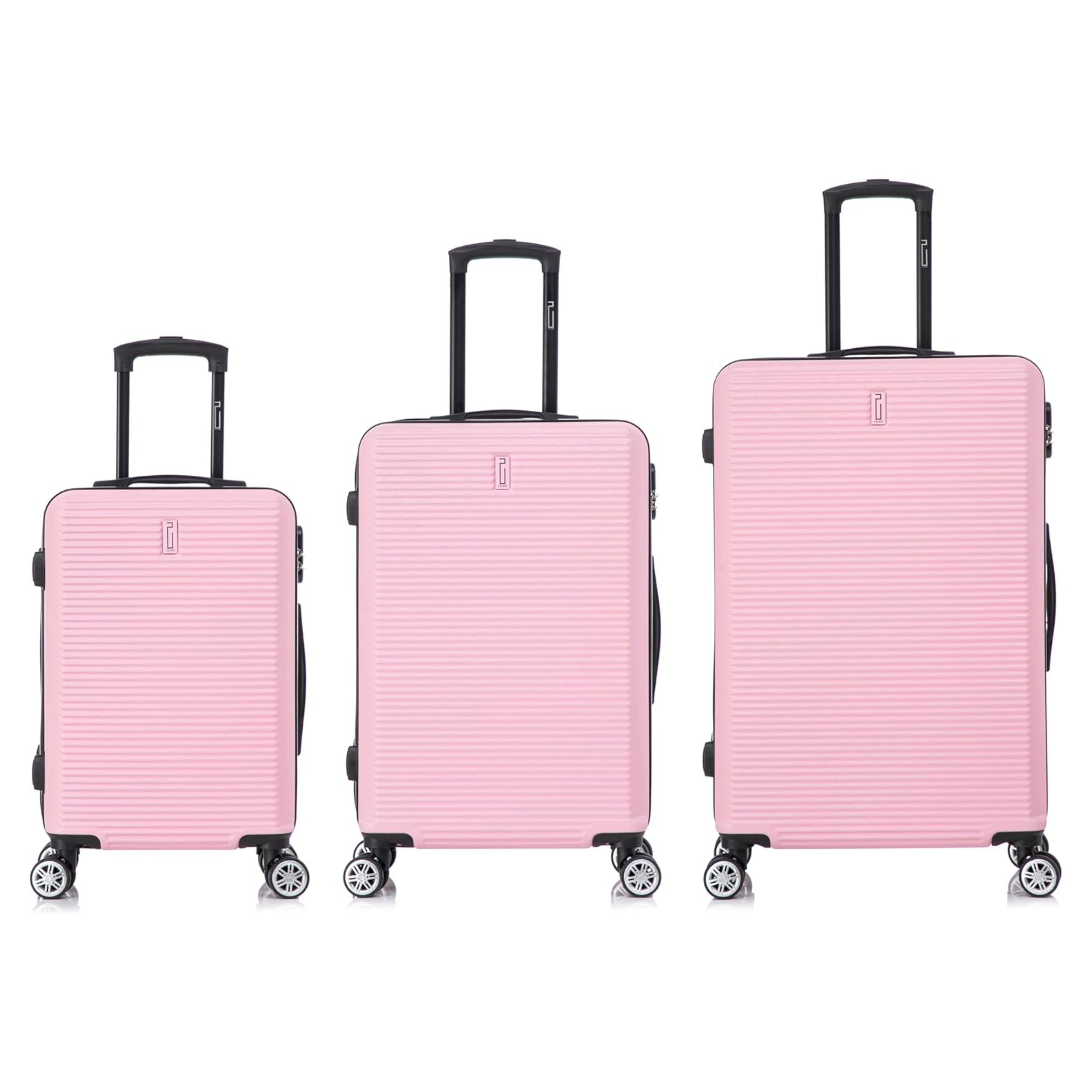 3-teiliges Wochenendkoffer-Set – Kabinenkoffer | Mittlerer Koffer | Großer Koffer – Grün