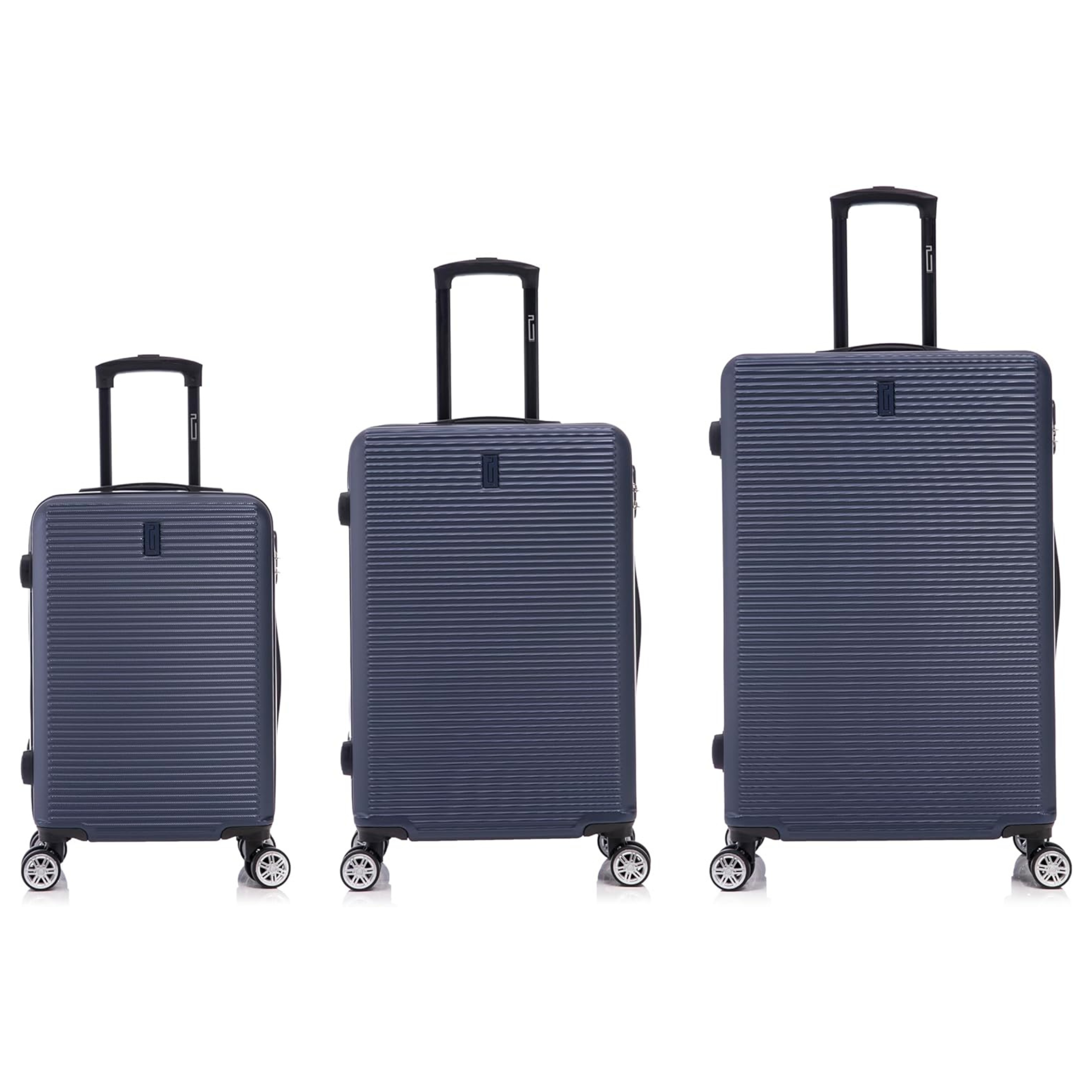 3-teiliges Wochenendkoffer-Set – Kabinenkoffer | Mittlerer Koffer | Großer Koffer – Grün