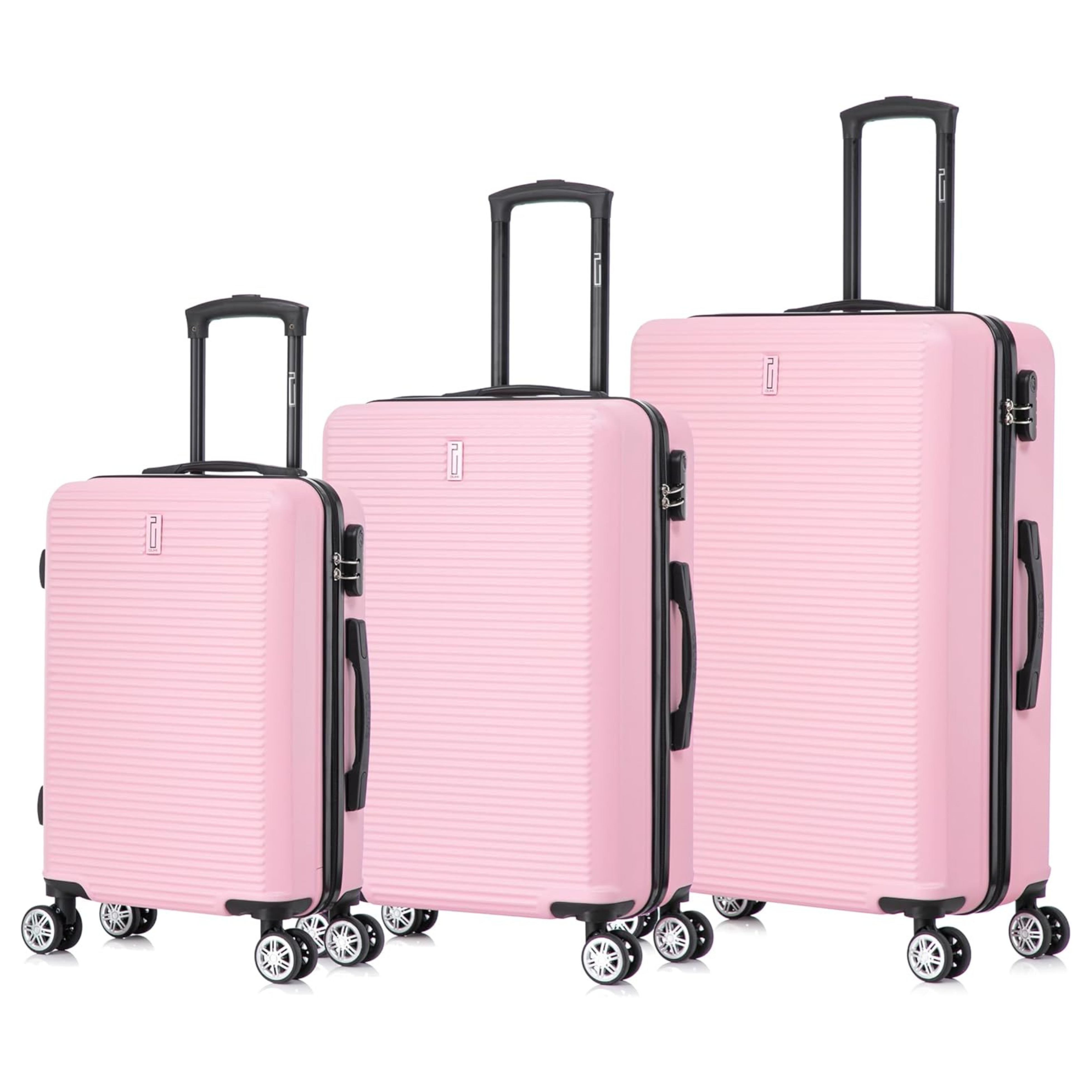3-teiliges Wochenendkoffer-Set – Kabinenkoffer | Mittlerer Koffer | Großer Koffer – Grün