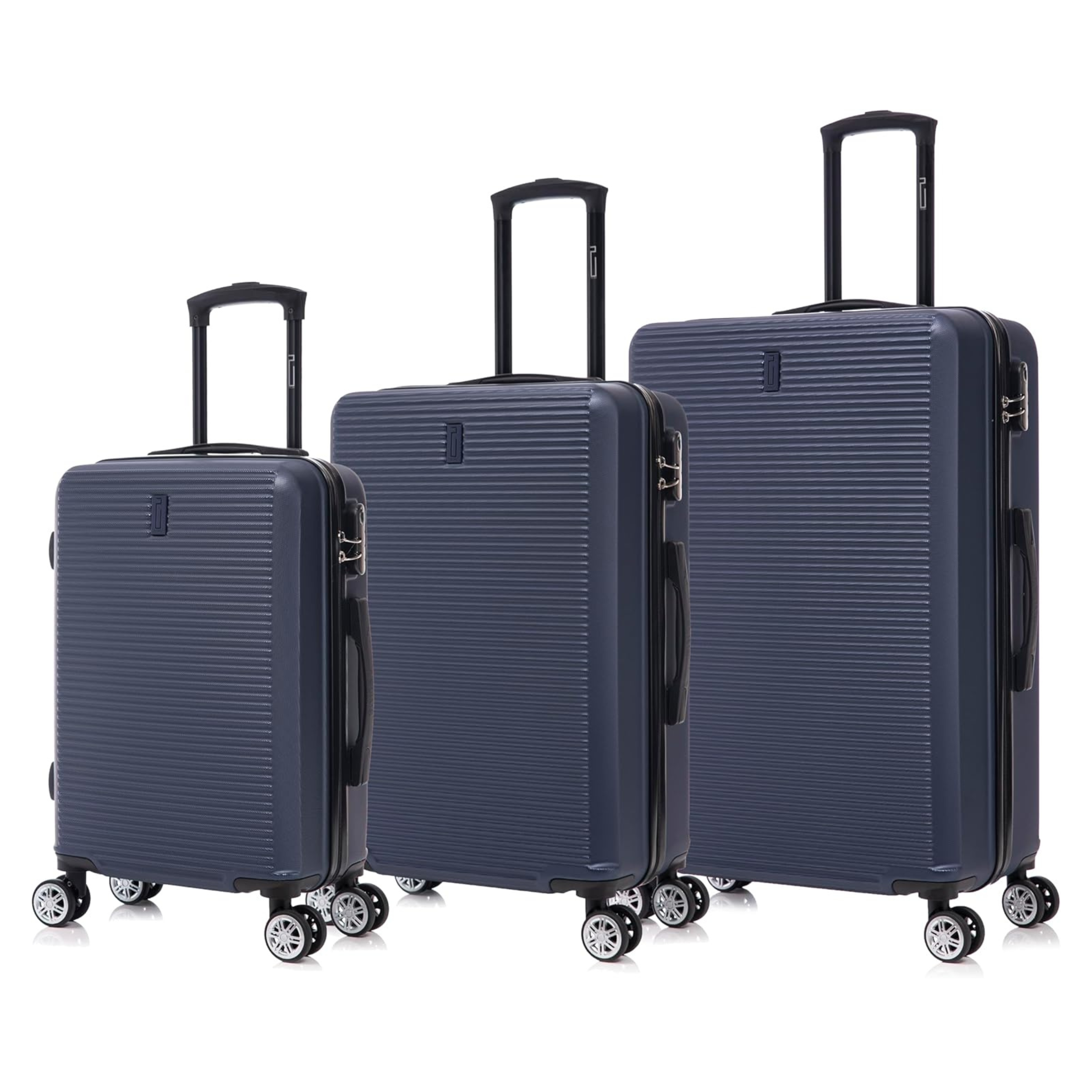 3-teiliges Wochenendkoffer-Set – Kabinenkoffer | Mittlerer Koffer | Großer Koffer – Grün