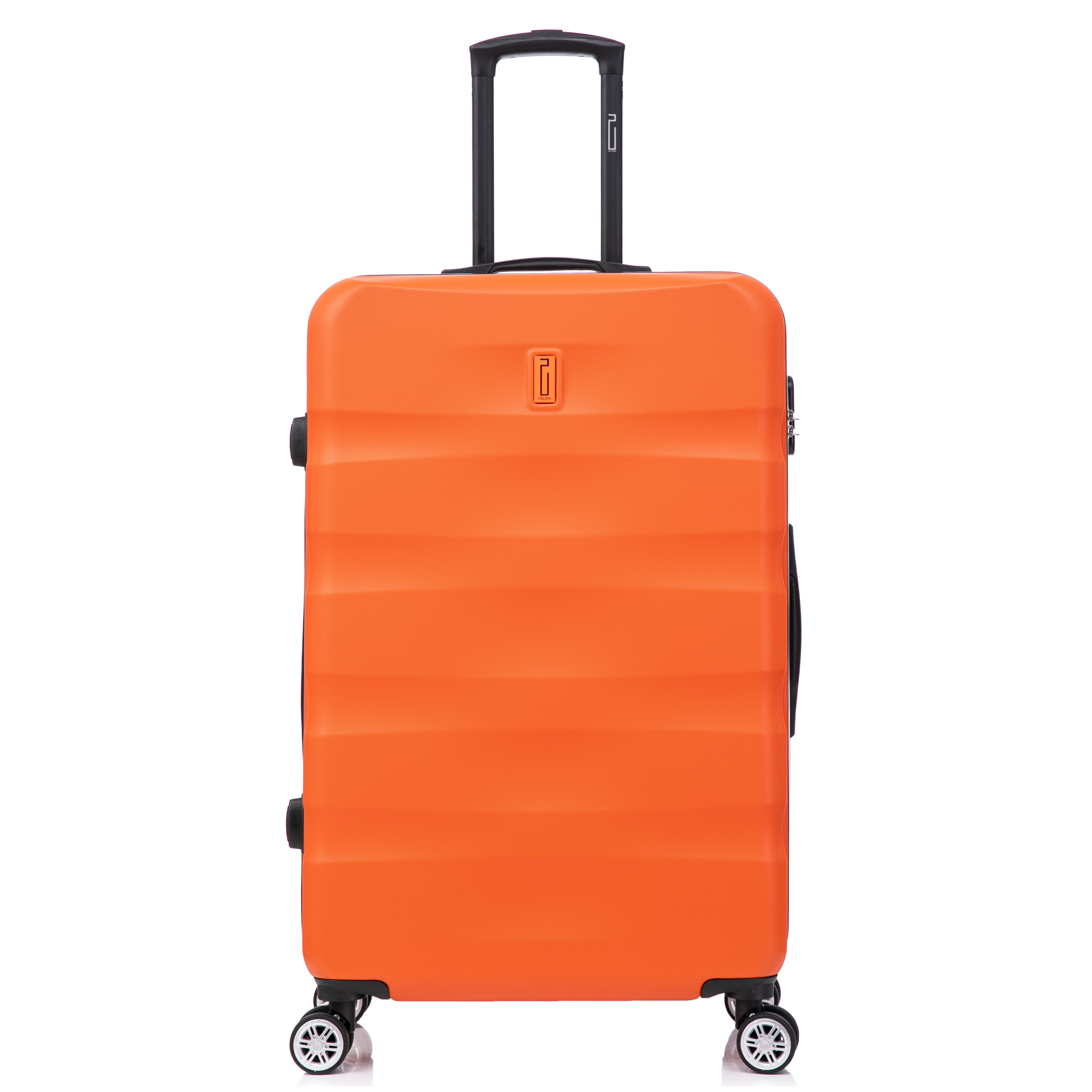 Valise rigide orange 75 × 45 × 28 cm – ABS léger & serrure TSA