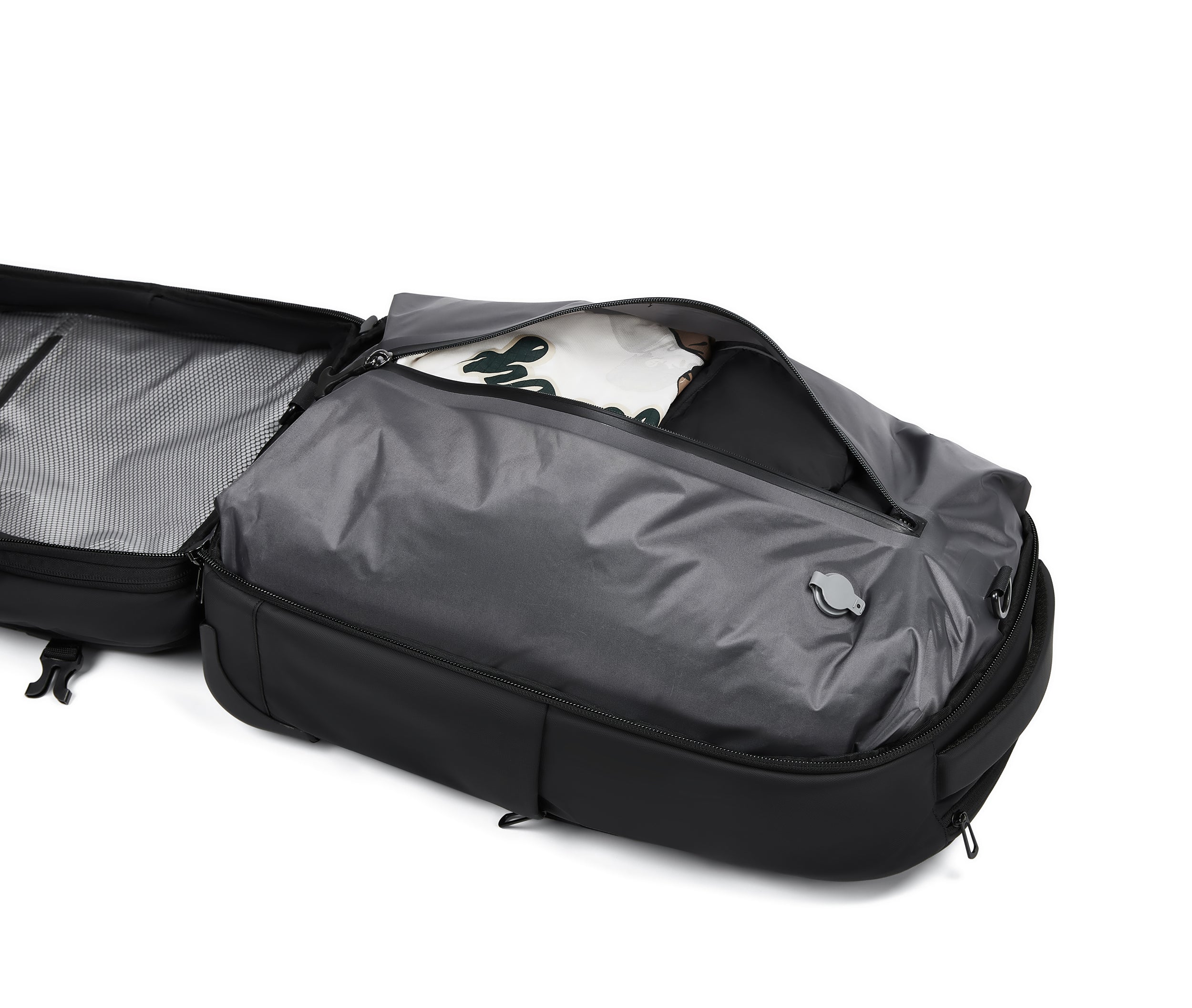 Valise Sac à Dos Sous Vide Avec Pompe | Sac à Dos de Voyage | Imperméable | Noir