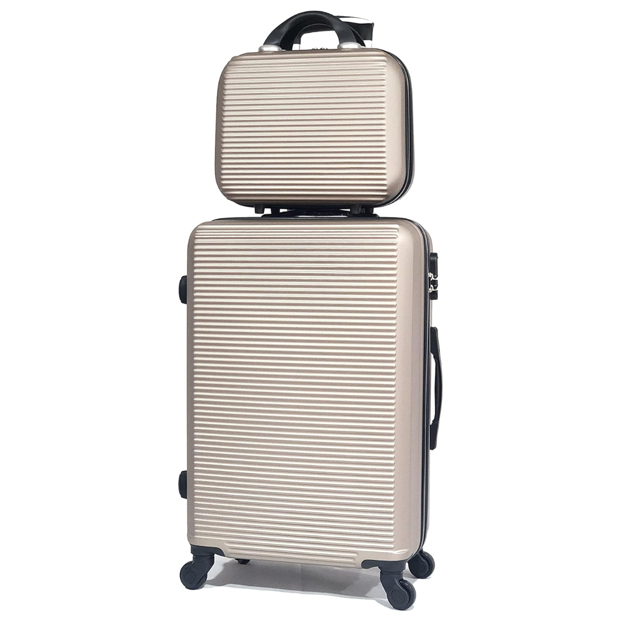 Set_De_Valise_6_pieces_Week-end_Valise_Cabine_Valise_Moyenne_Valise_Grande_2x_Vanity_Champagne_Celims_France
