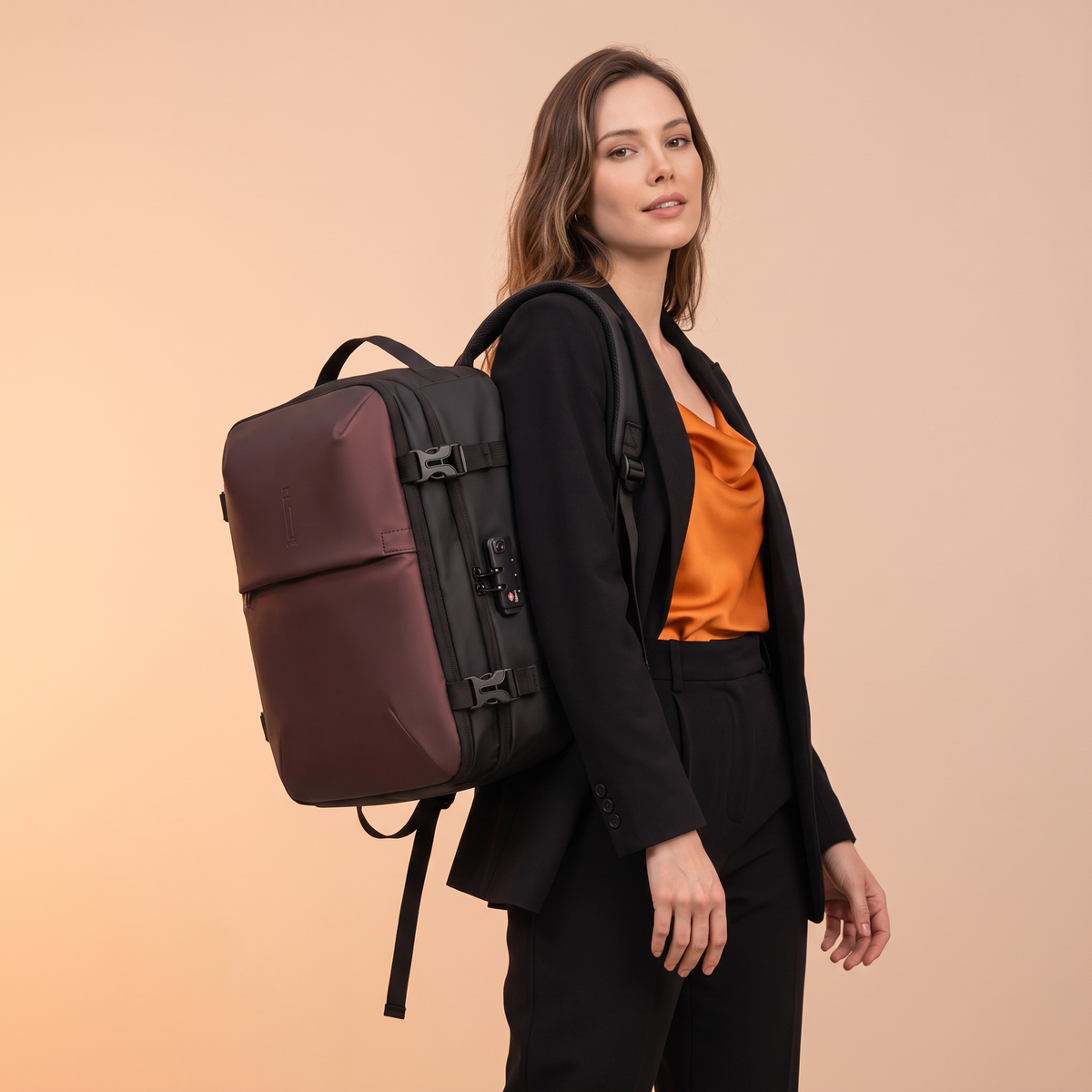 AirPlus (sous le siege) – Sac à dos Sous Vide 40x30x20 CELIMS - Bagage à Main - Imperméable - Compartiment Ordinateur Amovible