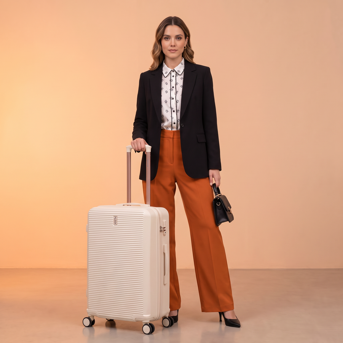 Valise Soute L (65cm) ABS – Linea Premium - Extensible & Serrure TSA