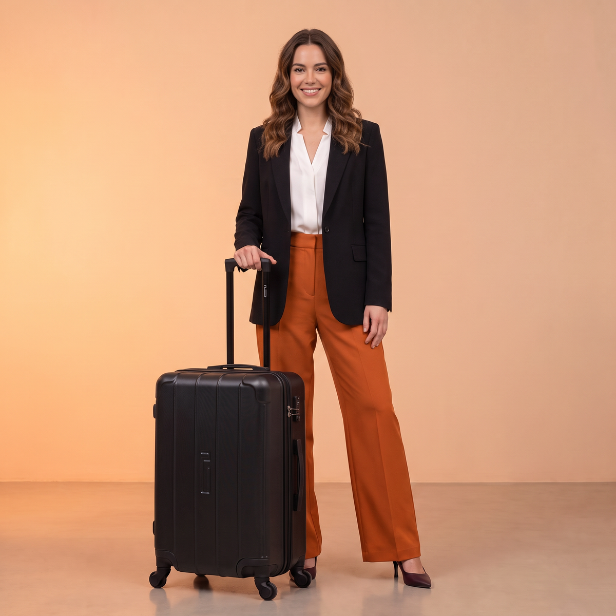 Valise Moyenne Trunk rigide L – 65 x 40 x 30 cm – Serrure TSA